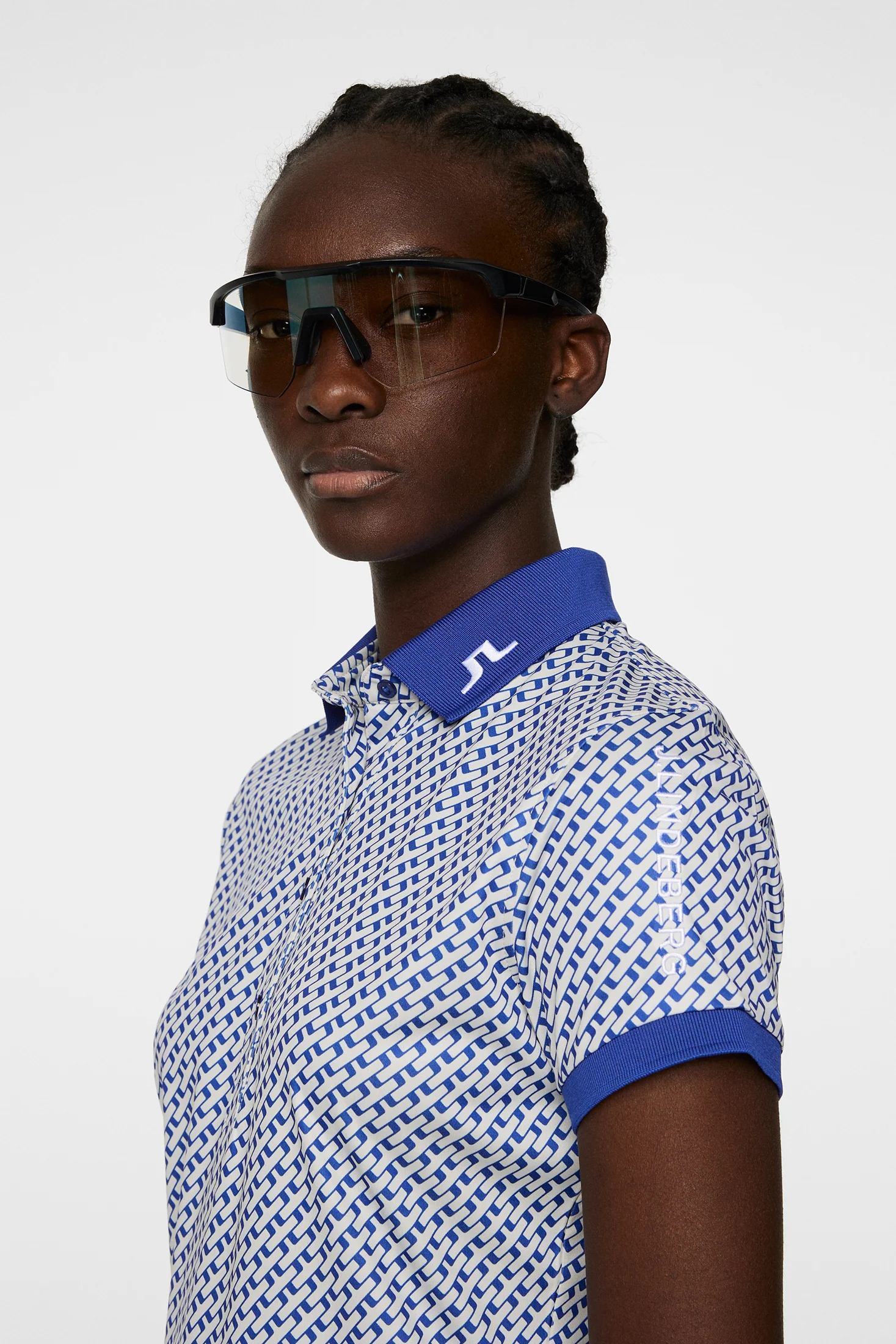 Tour Tech Print Polo / Tour Geo Moonbeam S - Image 5