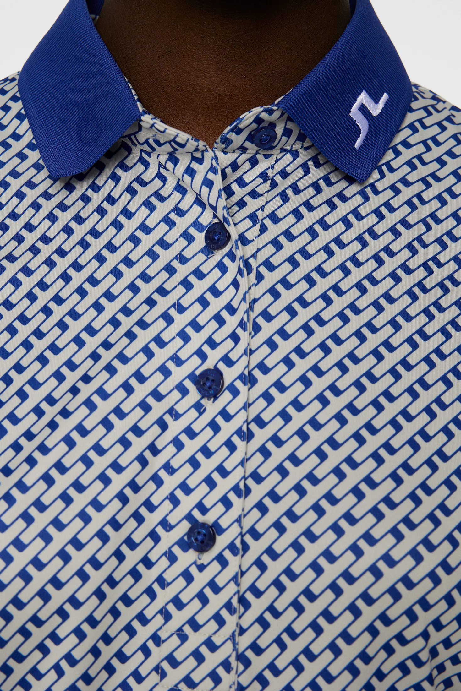 Tour Tech Print Polo / Tour Geo Moonbeam S - Image 6