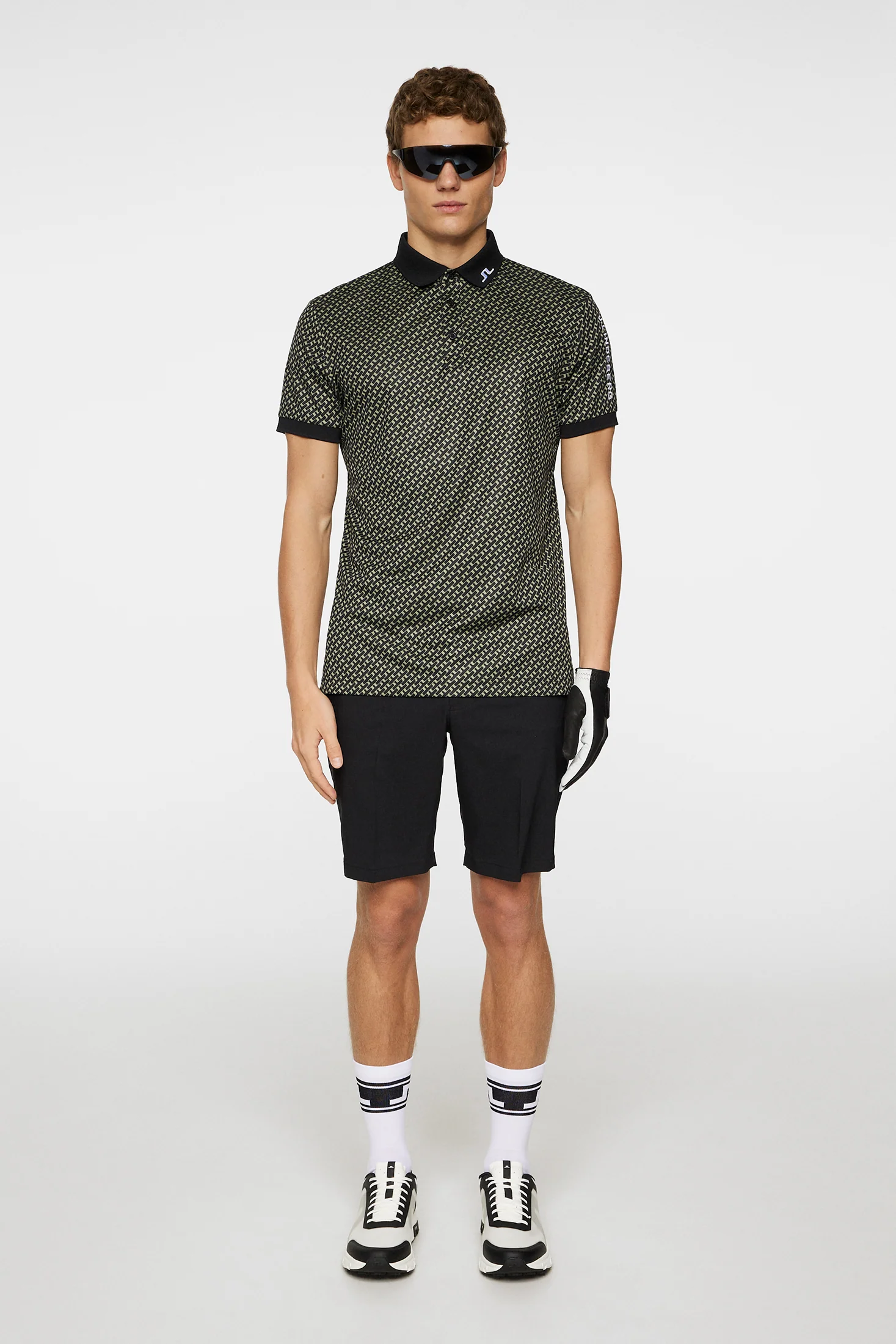 Tour Tech Print Polo / Tour Geo Olive S - Image 4