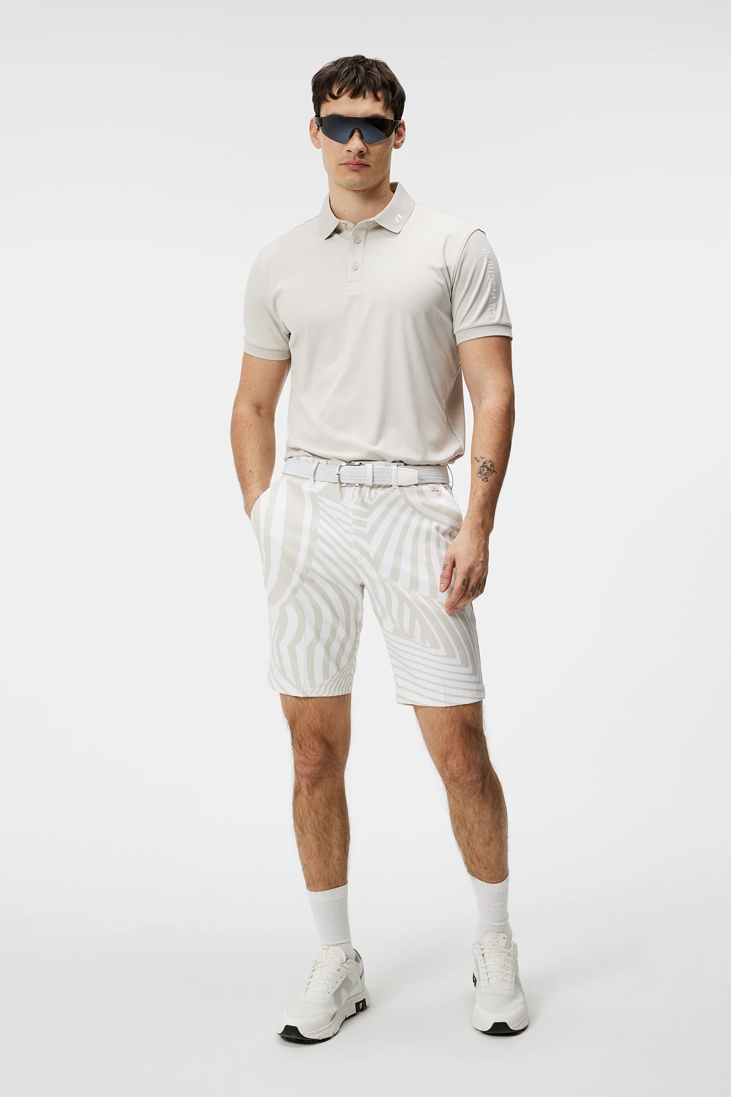Tour Tech Reg Fit Polo / Moonbeam - Image 4