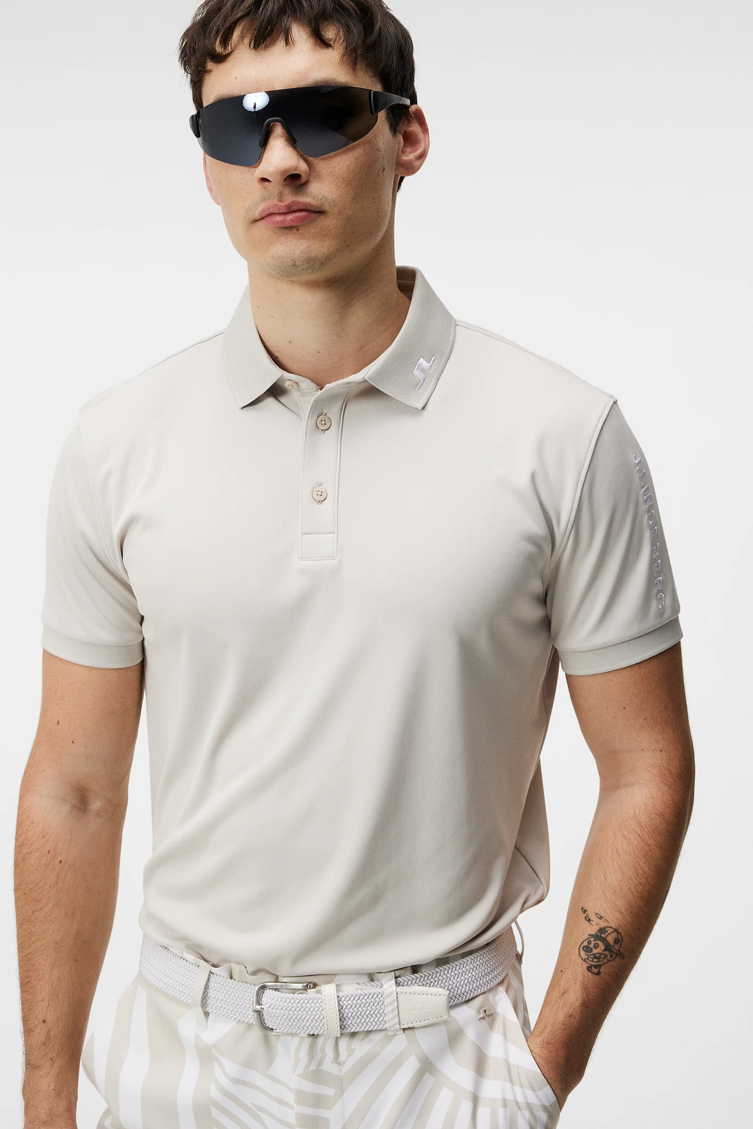 Tour Tech Reg Fit Polo / Moonbeam - Image 5