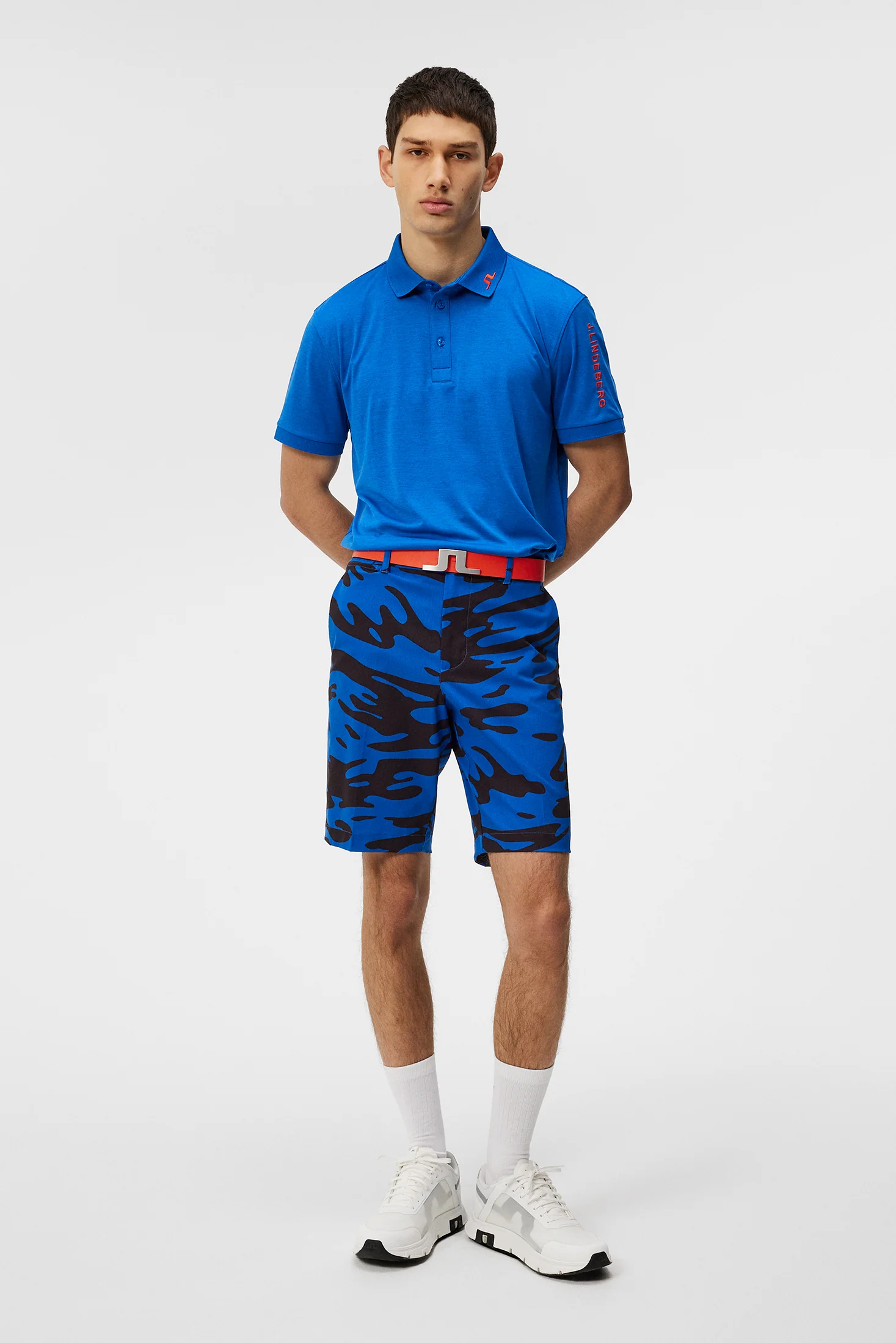 Tour Tech Reg Fit Polo / Nautical Blue Melange - Image 4