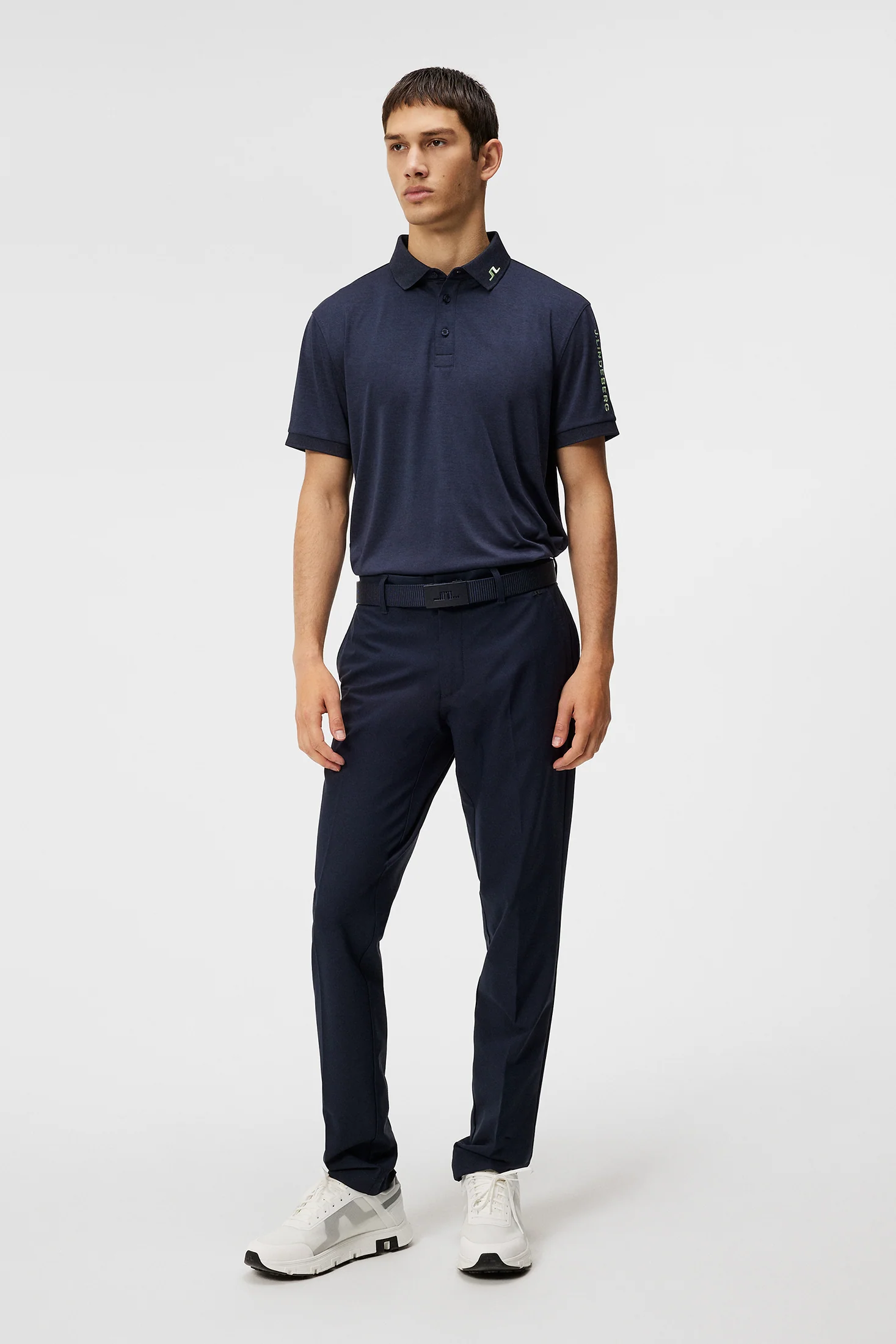 Tour Tech Reg Fit Polo / Navy Melange - Image 4