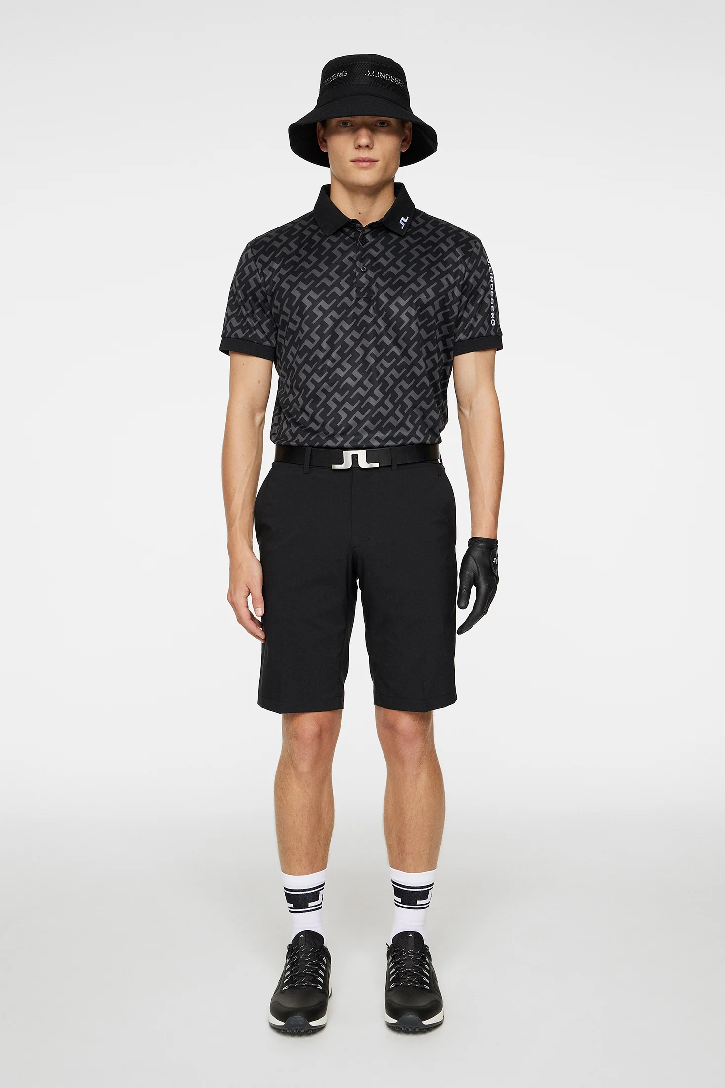 Tour Tech Reg Fit Print Polo / Bias Bridge Black - Image 4