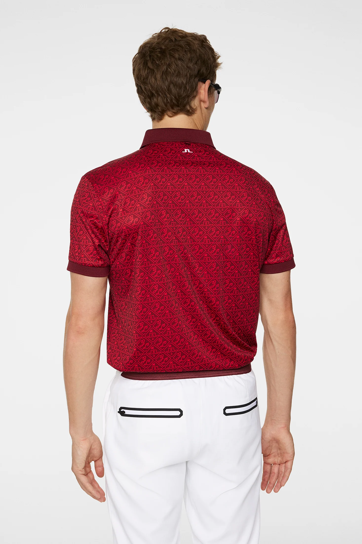 Tour Tech Reg Fit Print Polo / House Of JL Red M - Image 3