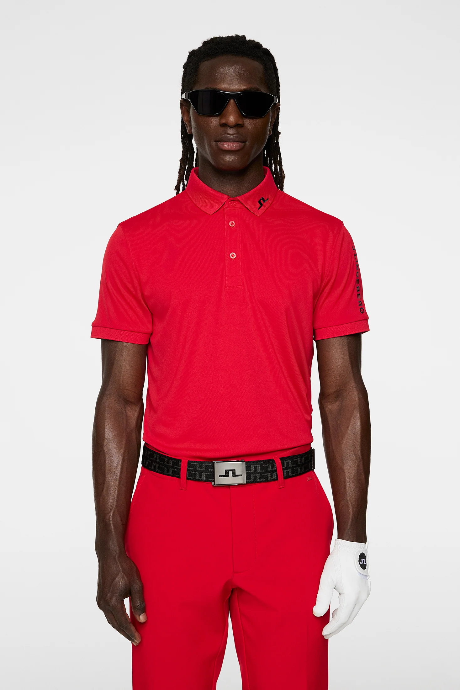 Tour Tech Slim Fit Polo / Barbados Cherry - Image 2