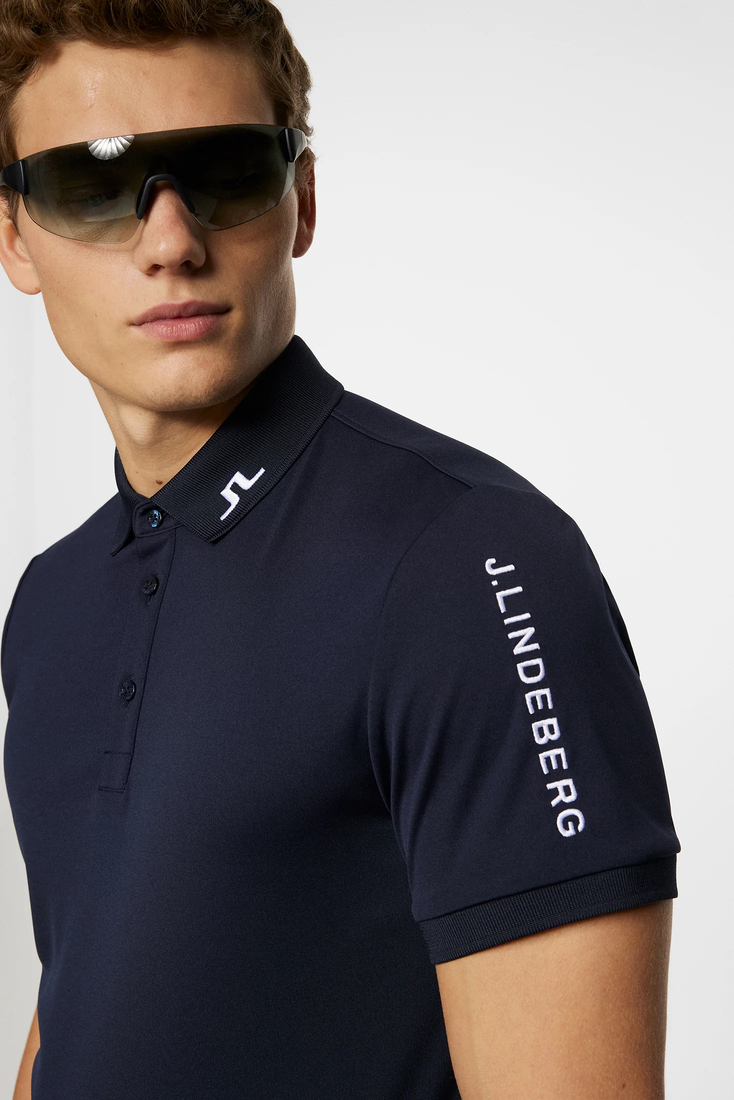 Tour Tech Slim Fit Polo / JL Navy - Image 5