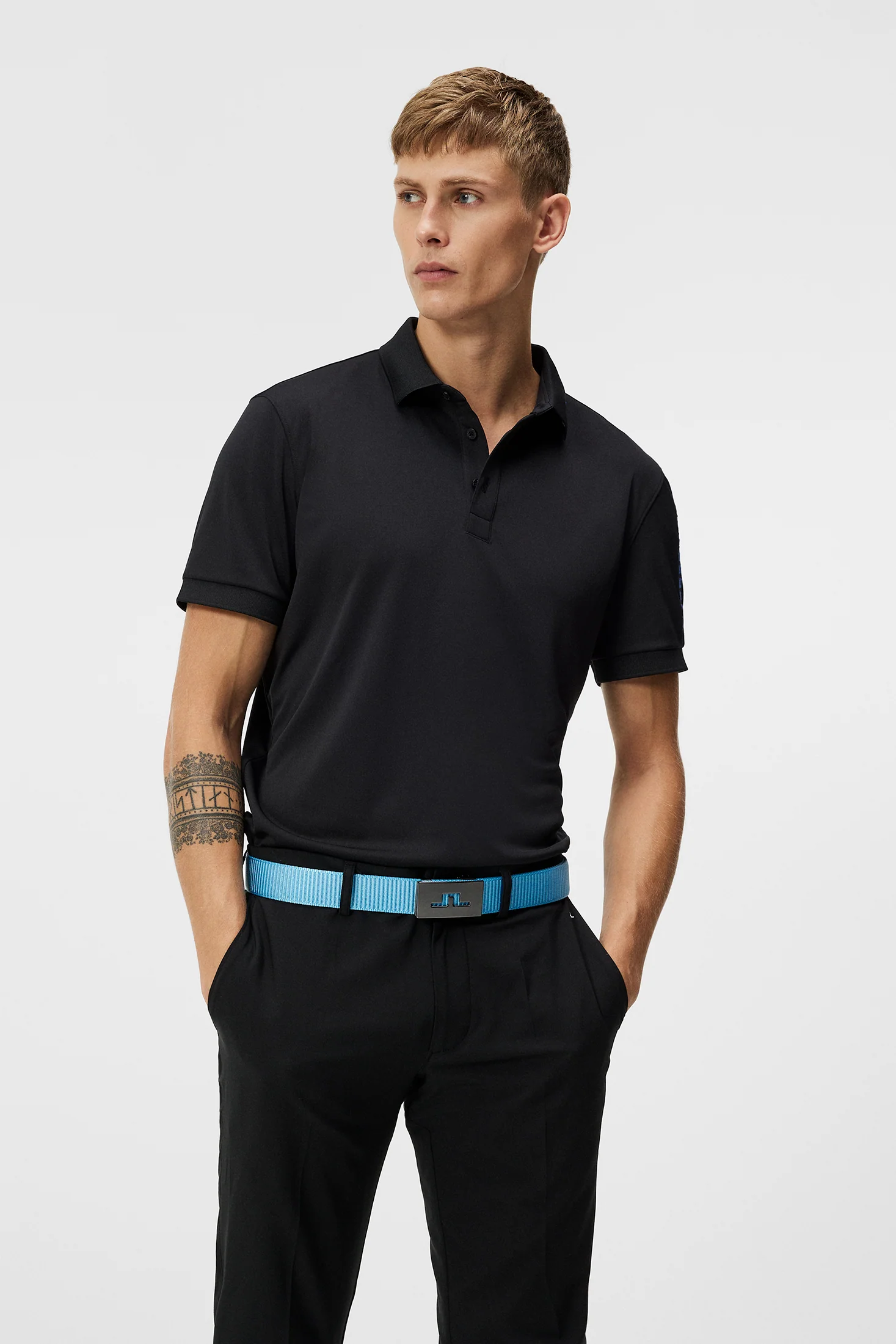 Tour Tech Slim Fit Polo / Nautical Blue - Image 2