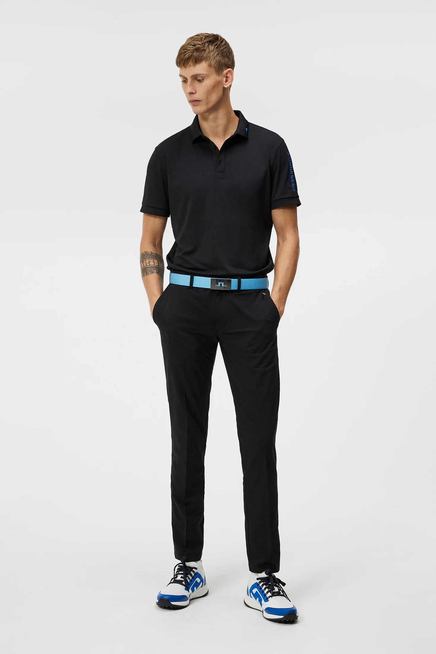 Tour Tech Slim Fit Polo / Nautical Blue - Image 4