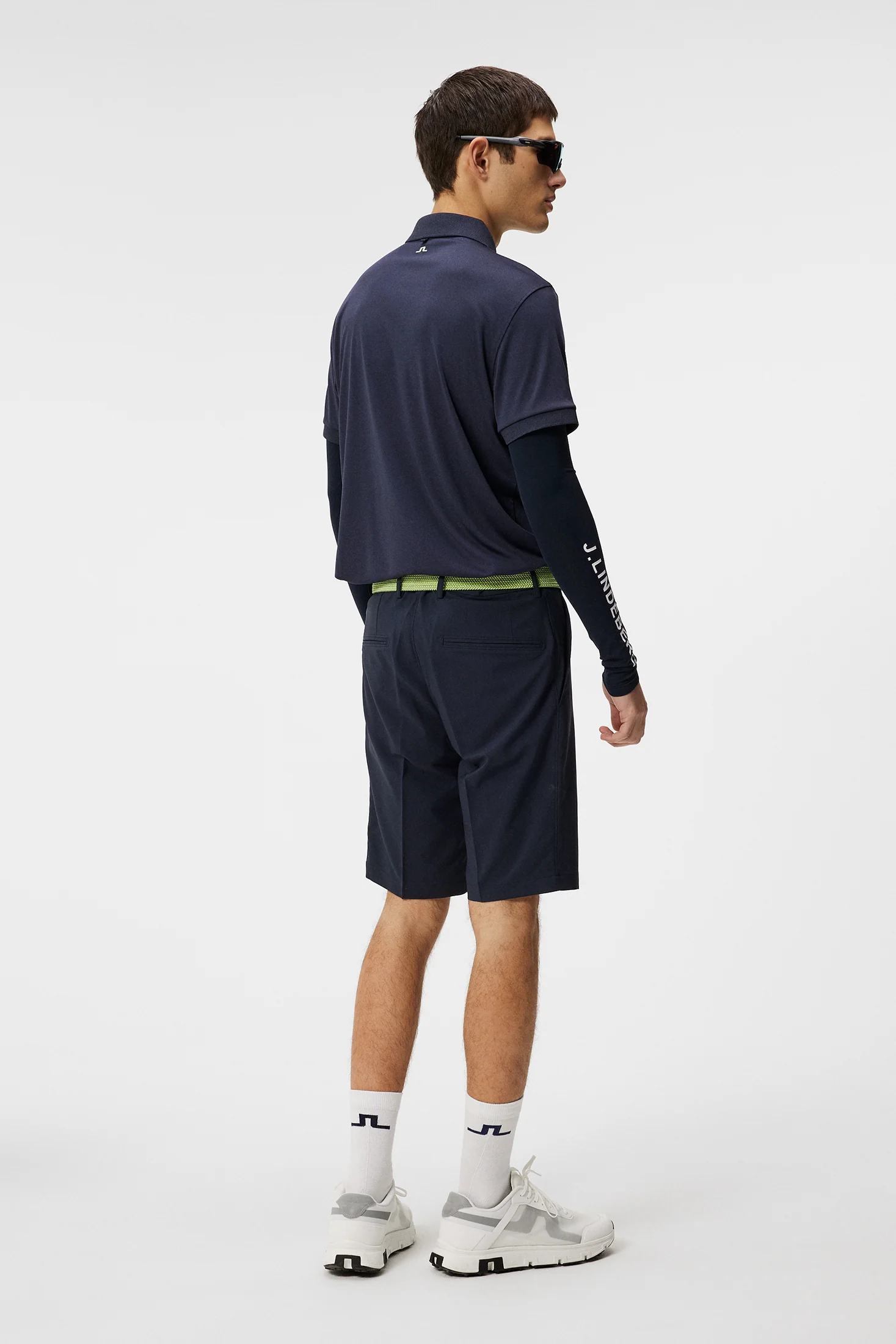 Tour Tech Slim Fit Polo / Navy Melange - Image 3
