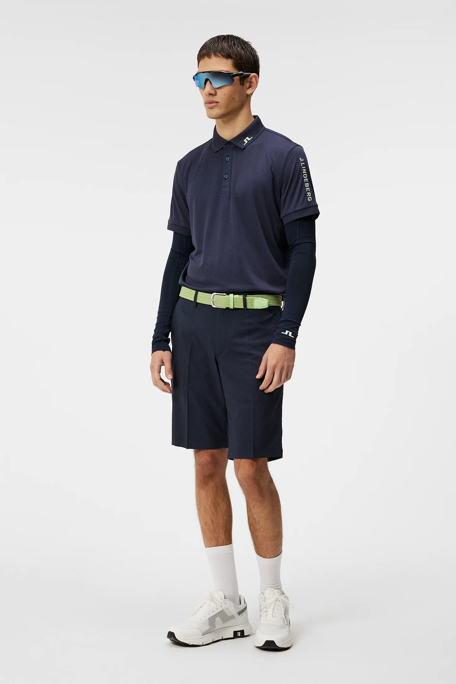 Tour Tech Slim Fit Polo / Navy Melange - Image 4