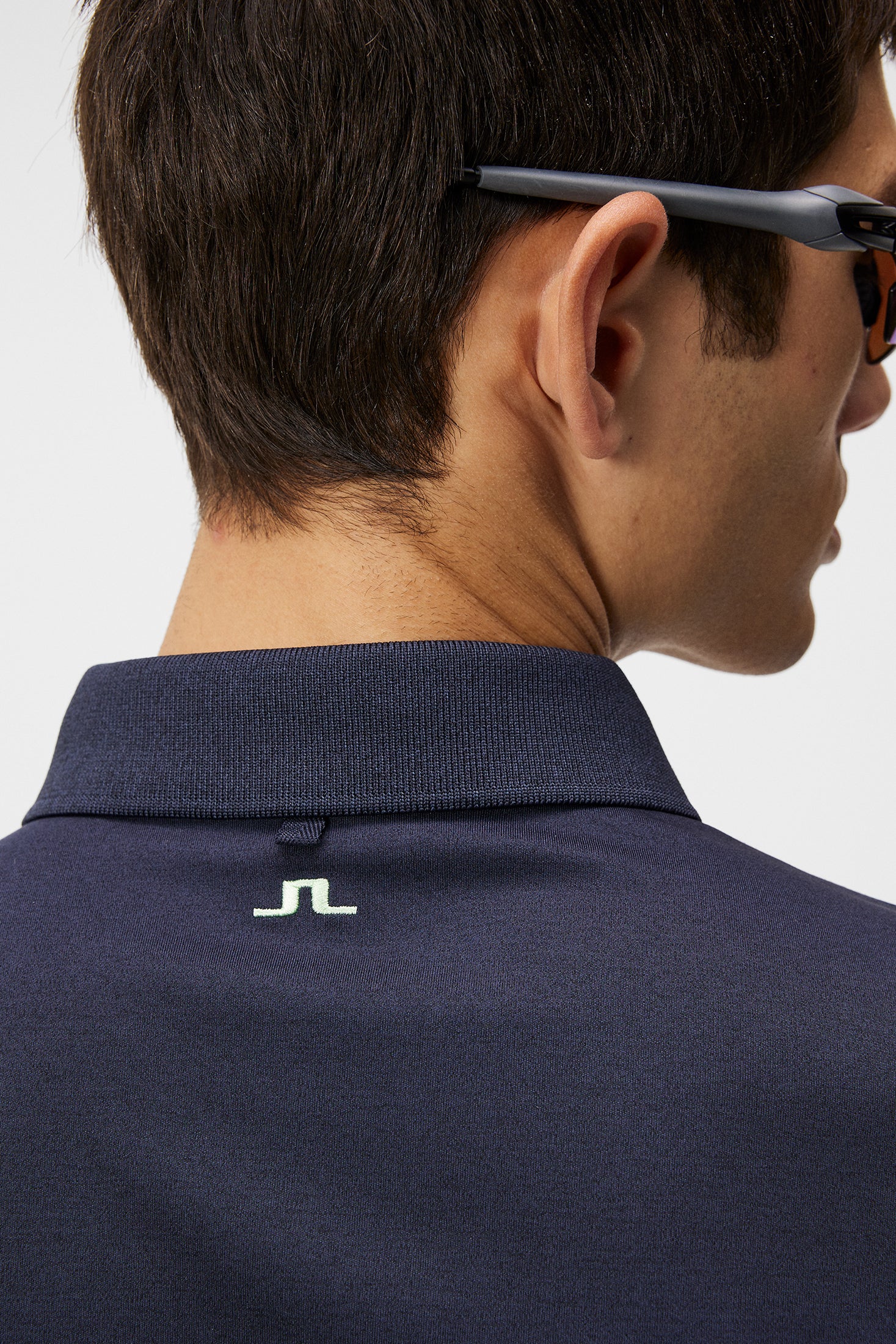 Tour Tech Slim Fit Polo / Navy Melange - Image 6