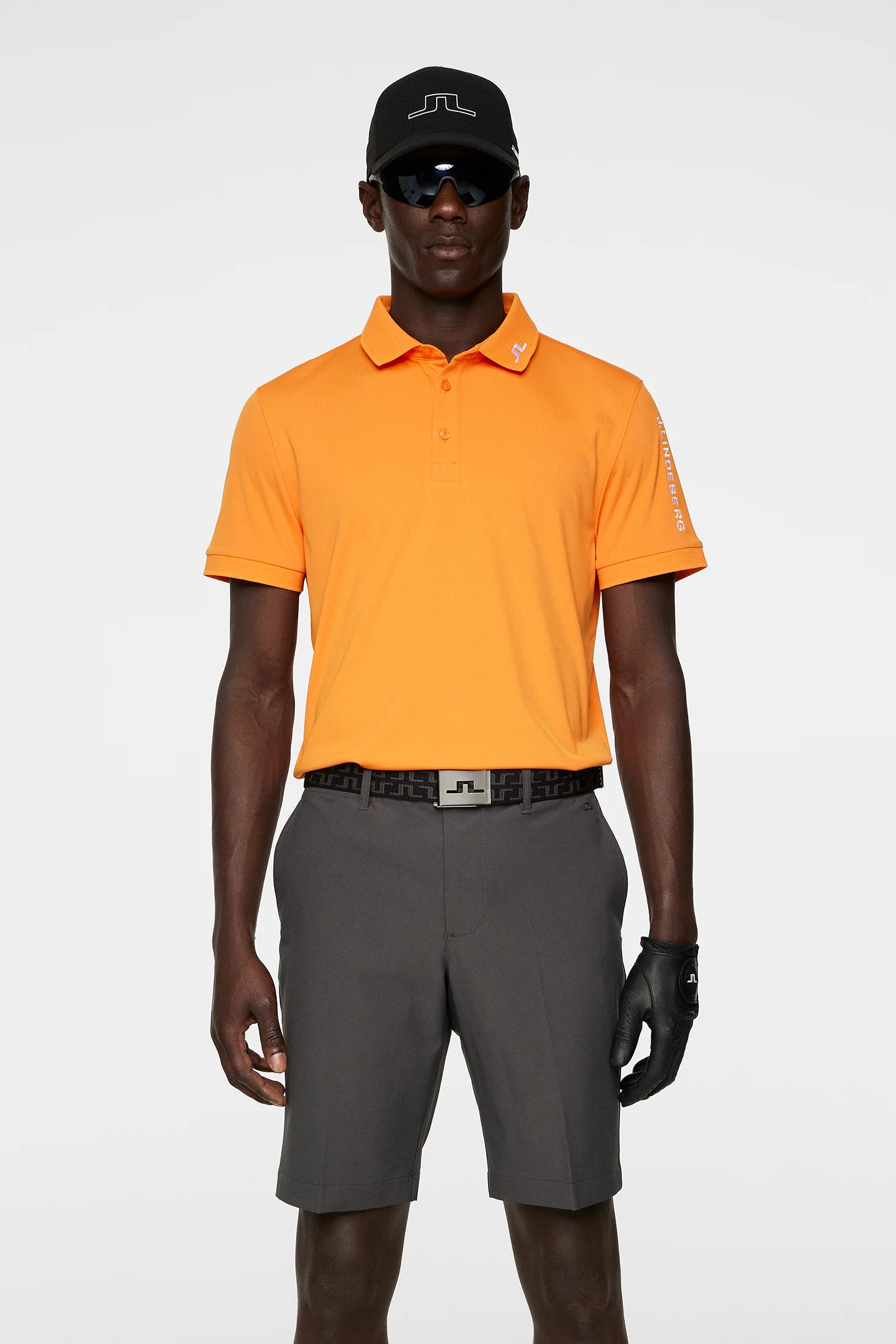Tour Tech Slim Fit Polo / Persimmon Orange - Image 2
