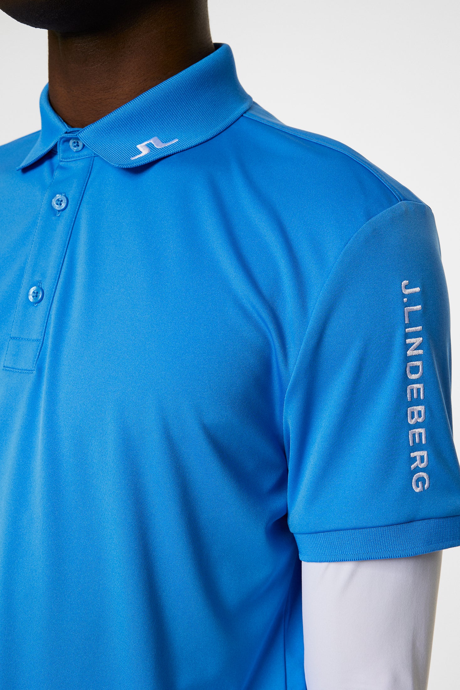 Tour Tech Slim Fit Polo / Sonic Blue - Image 6