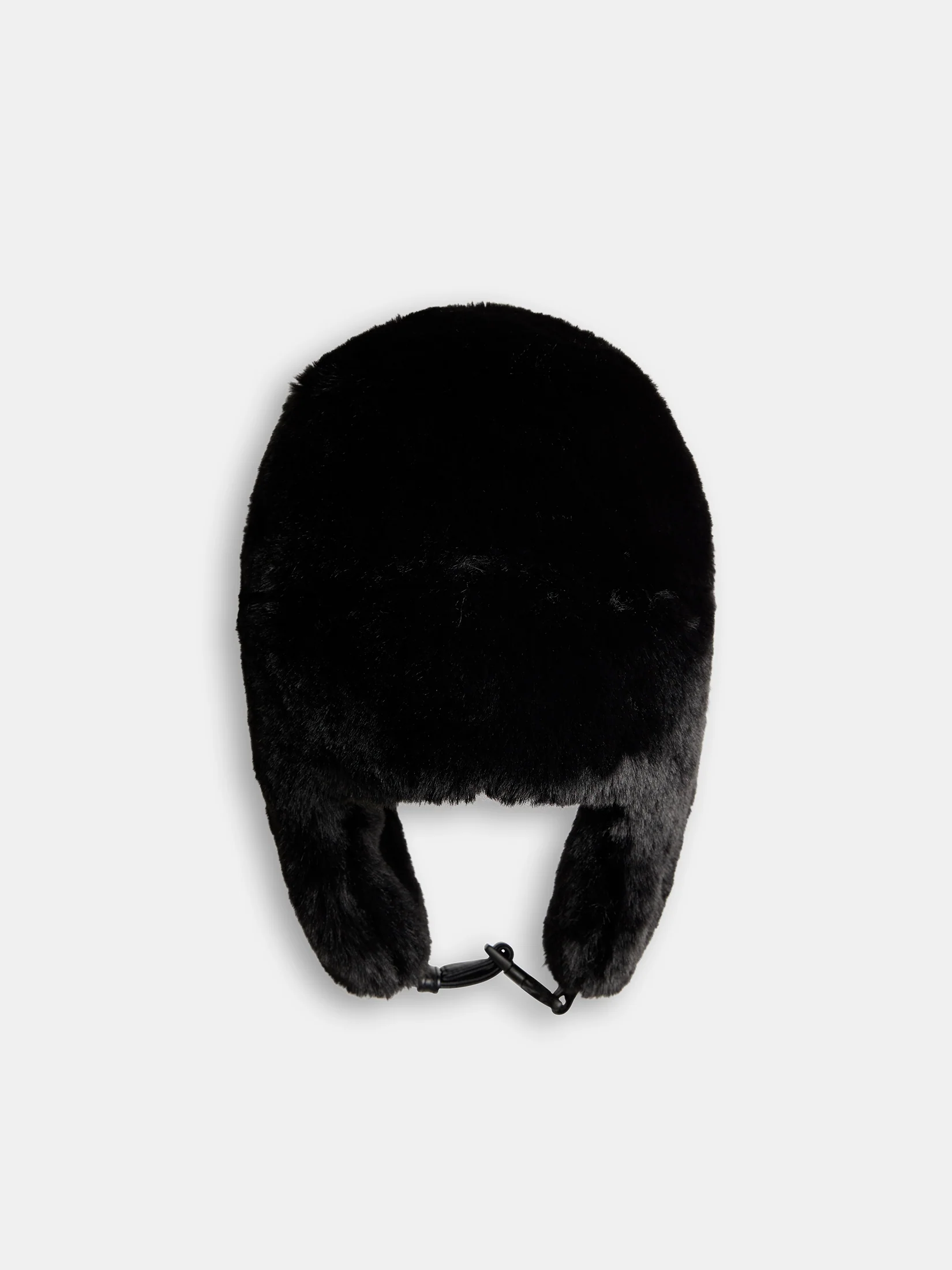 Trapper Faux Fur Hat / Black - Image 2