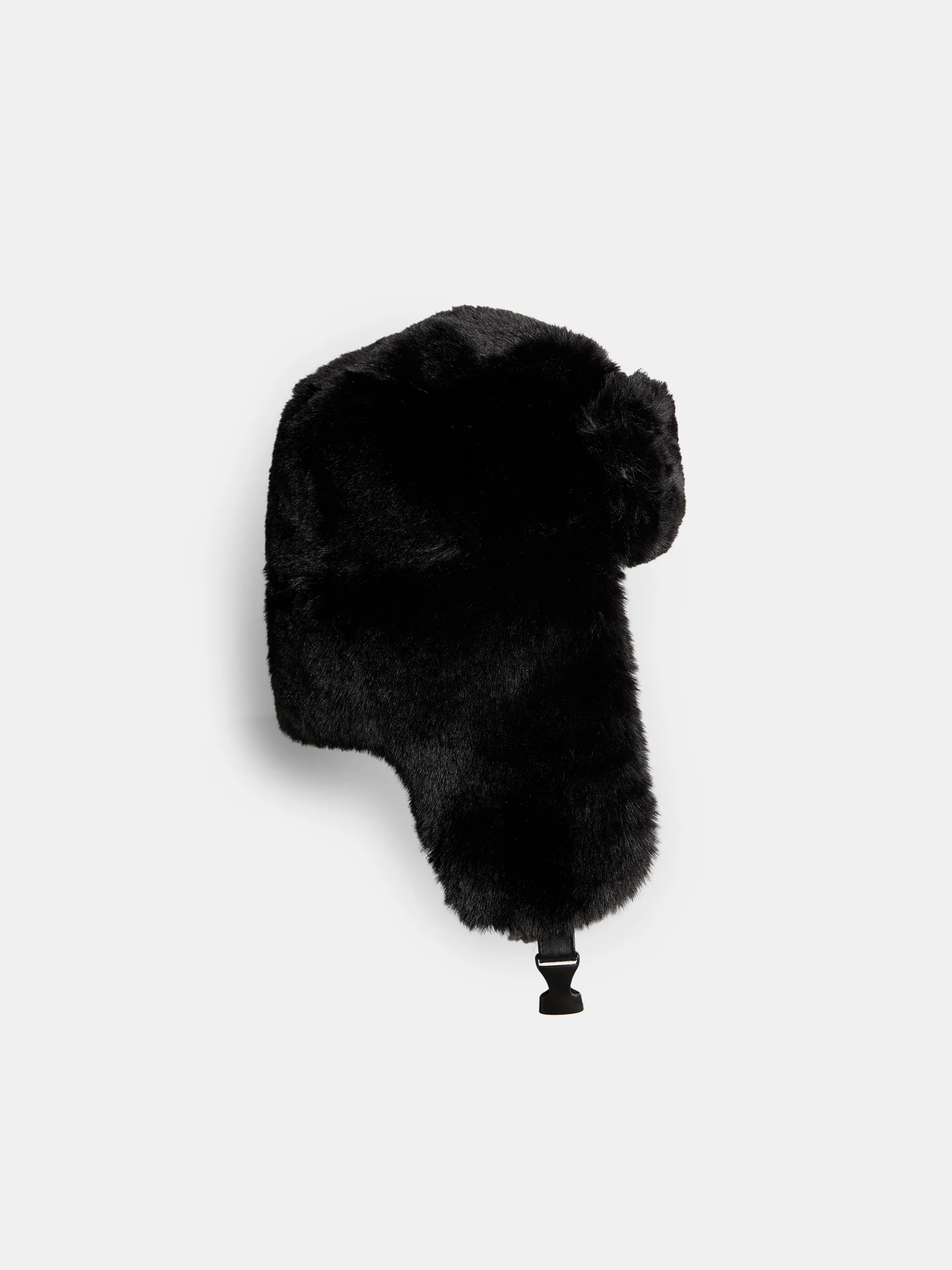 Trapper Faux Fur Hat / Black - Image 4