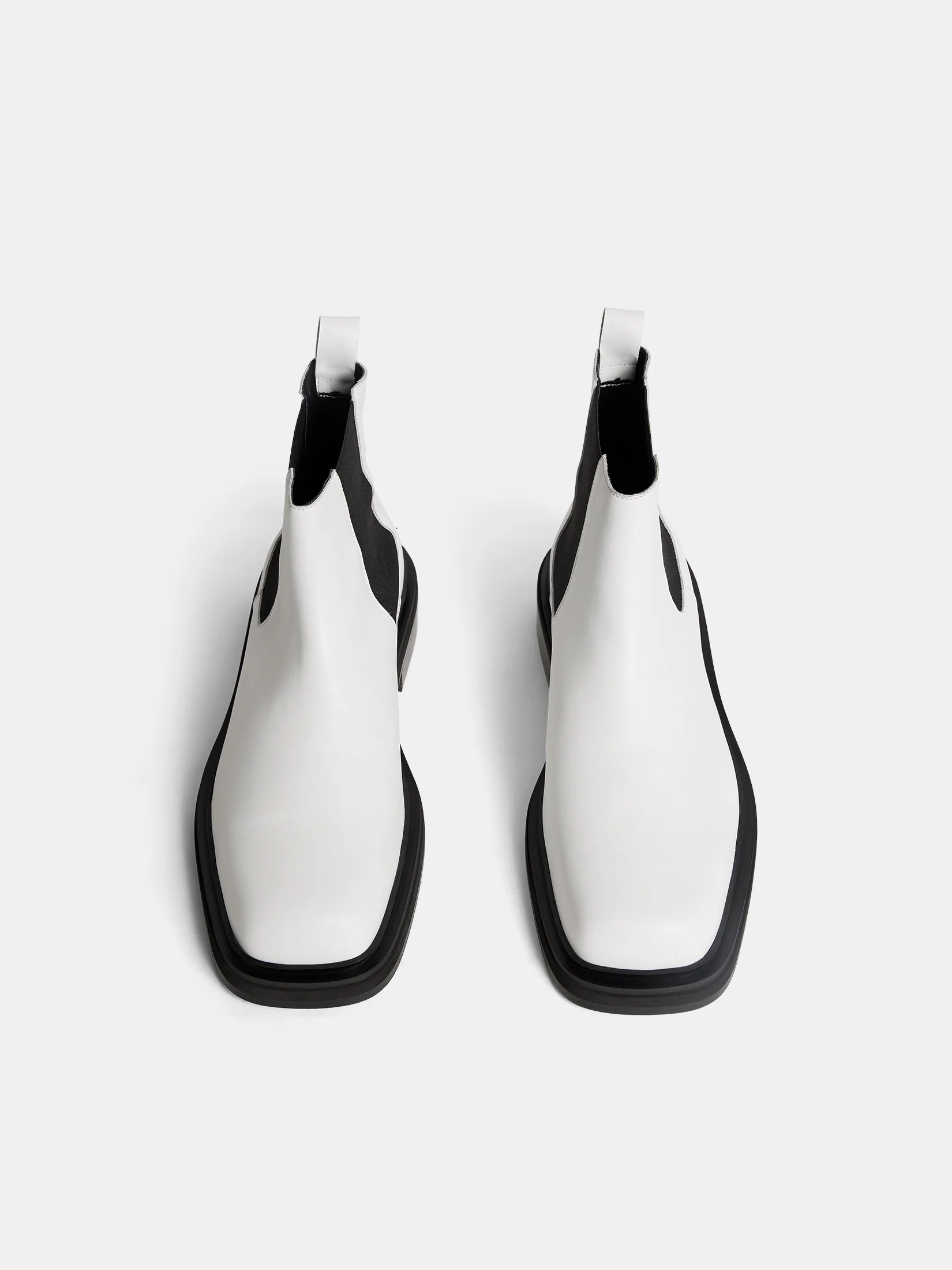 Tron Square Toe Boot / White - Image 3