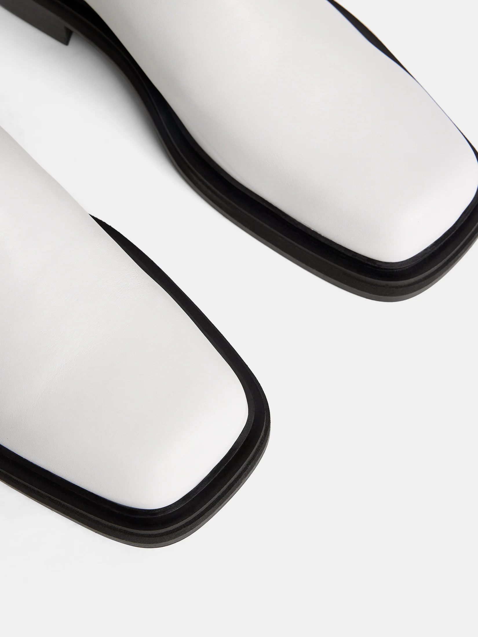 Tron Square Toe Boot / White - Image 4