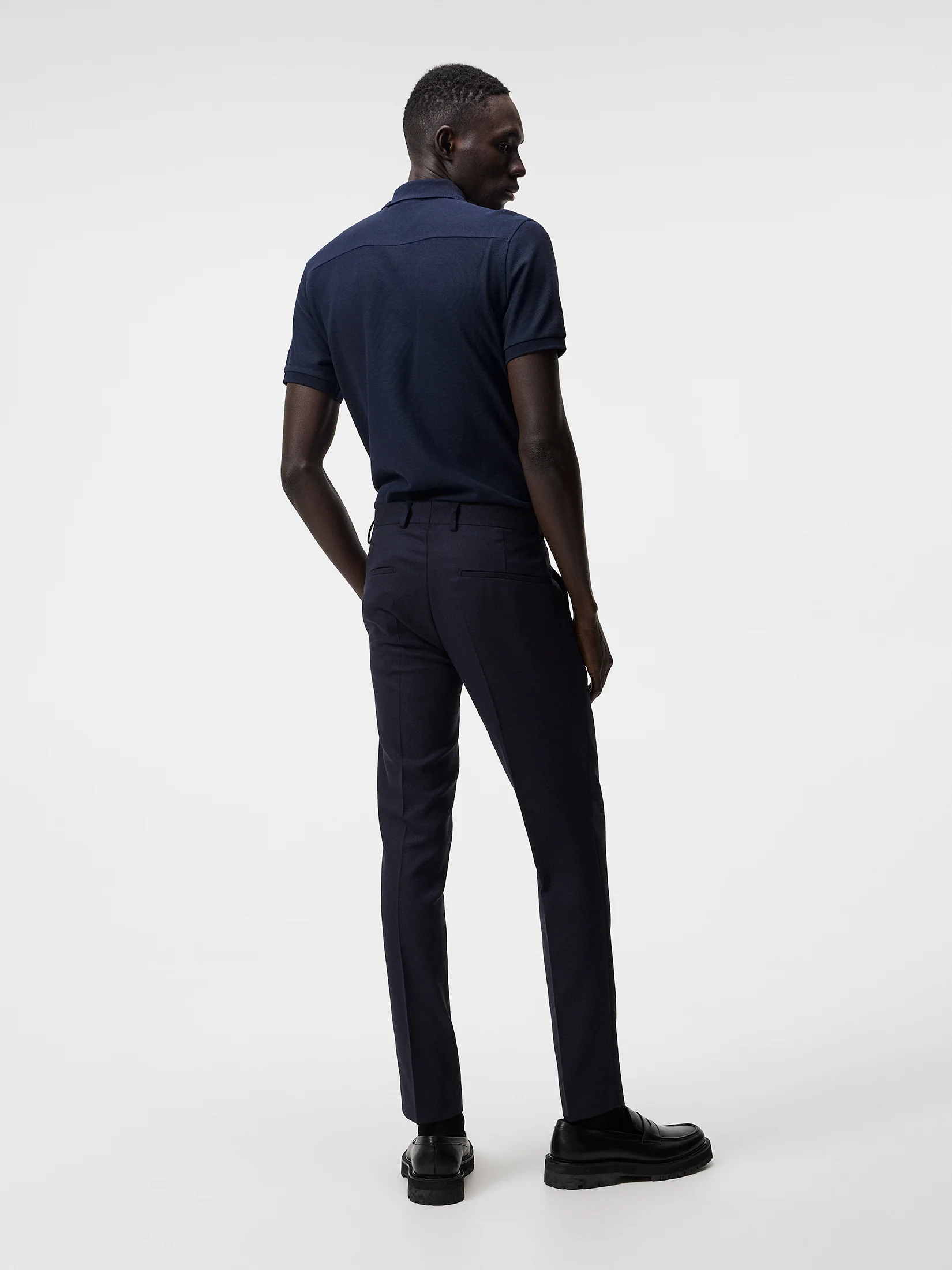 Troy Pique Polo Shirt / JL Navy - Image 3