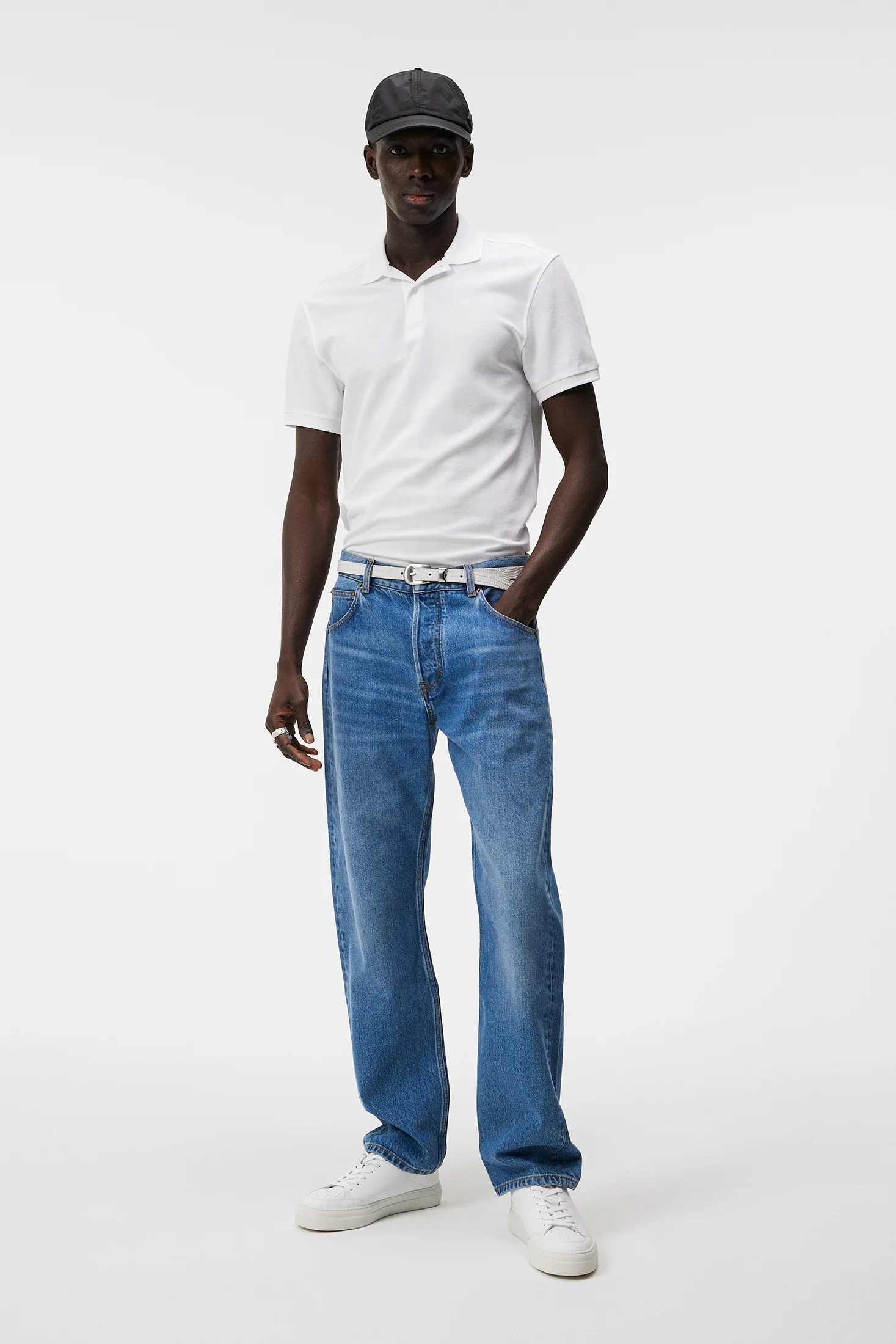 Troy Pique Polo Shirt / White - Image 4