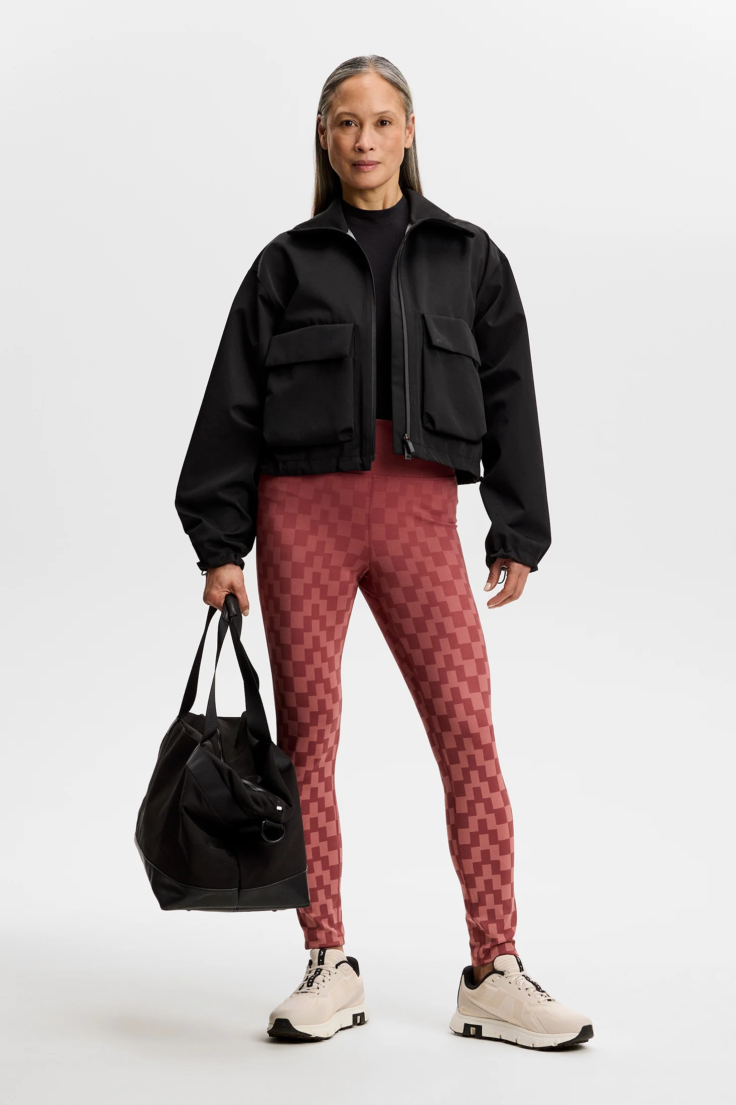 Valerie Print Leggings / Bridge Stack Apple Butter M - Image 4