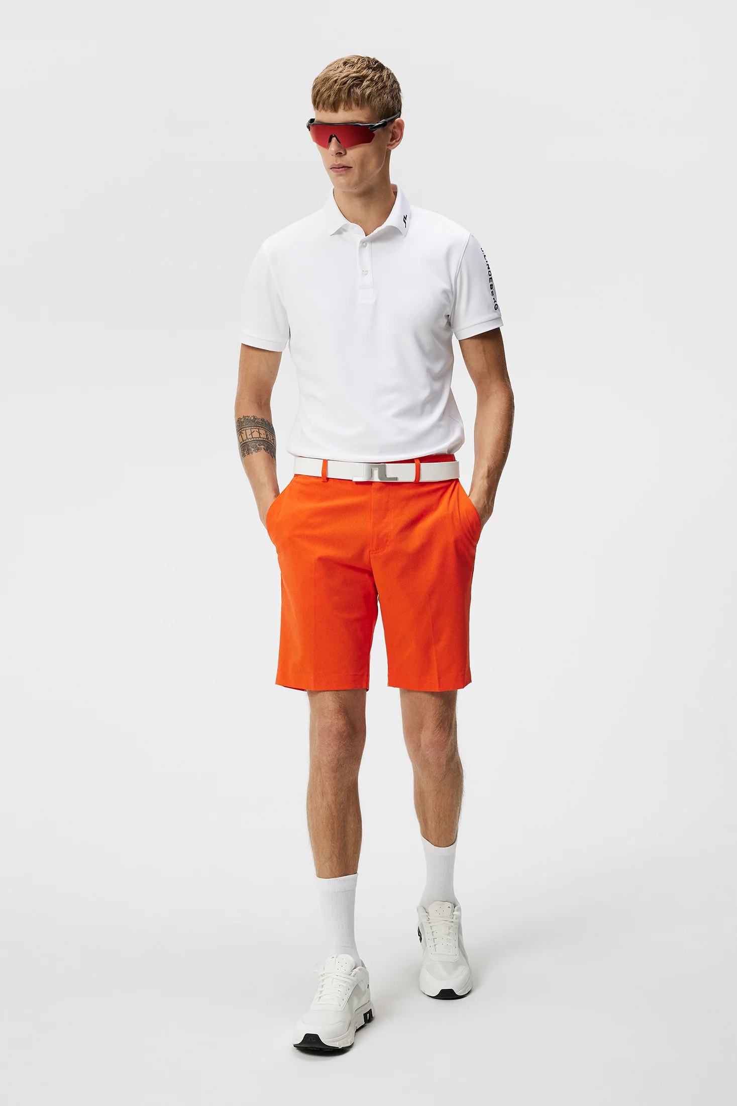 Vent Tight Shorts / Tangerine Tango - Image 4