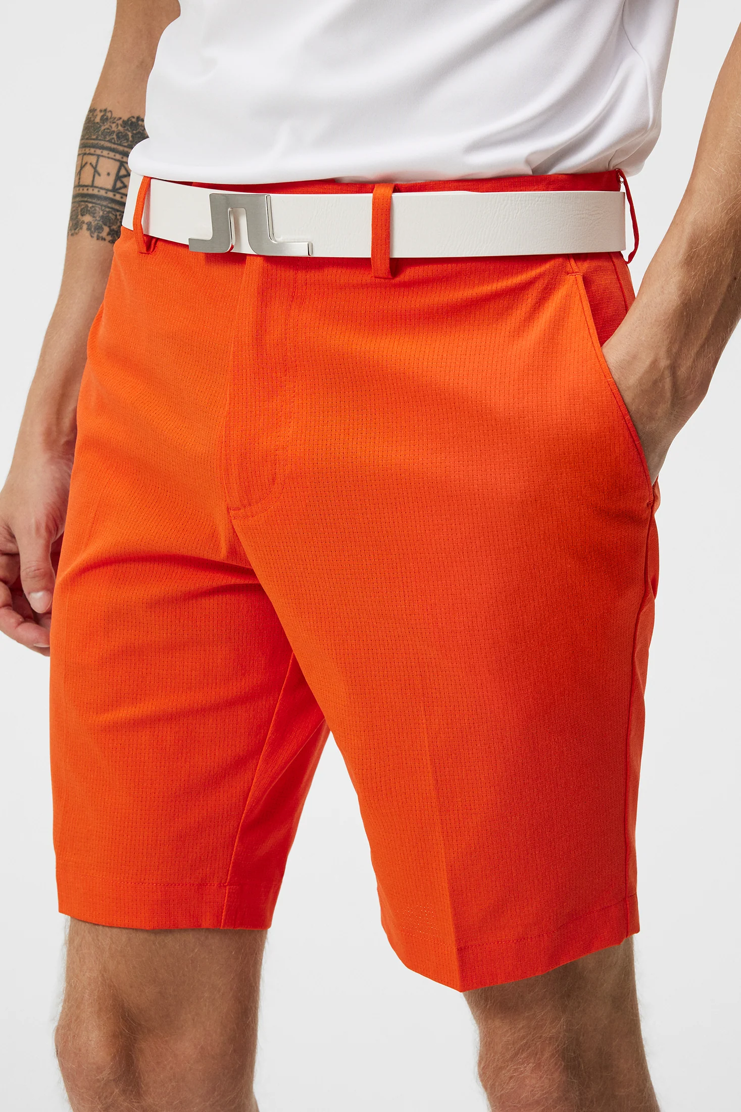 Vent Tight Shorts / Tangerine Tango - Image 5
