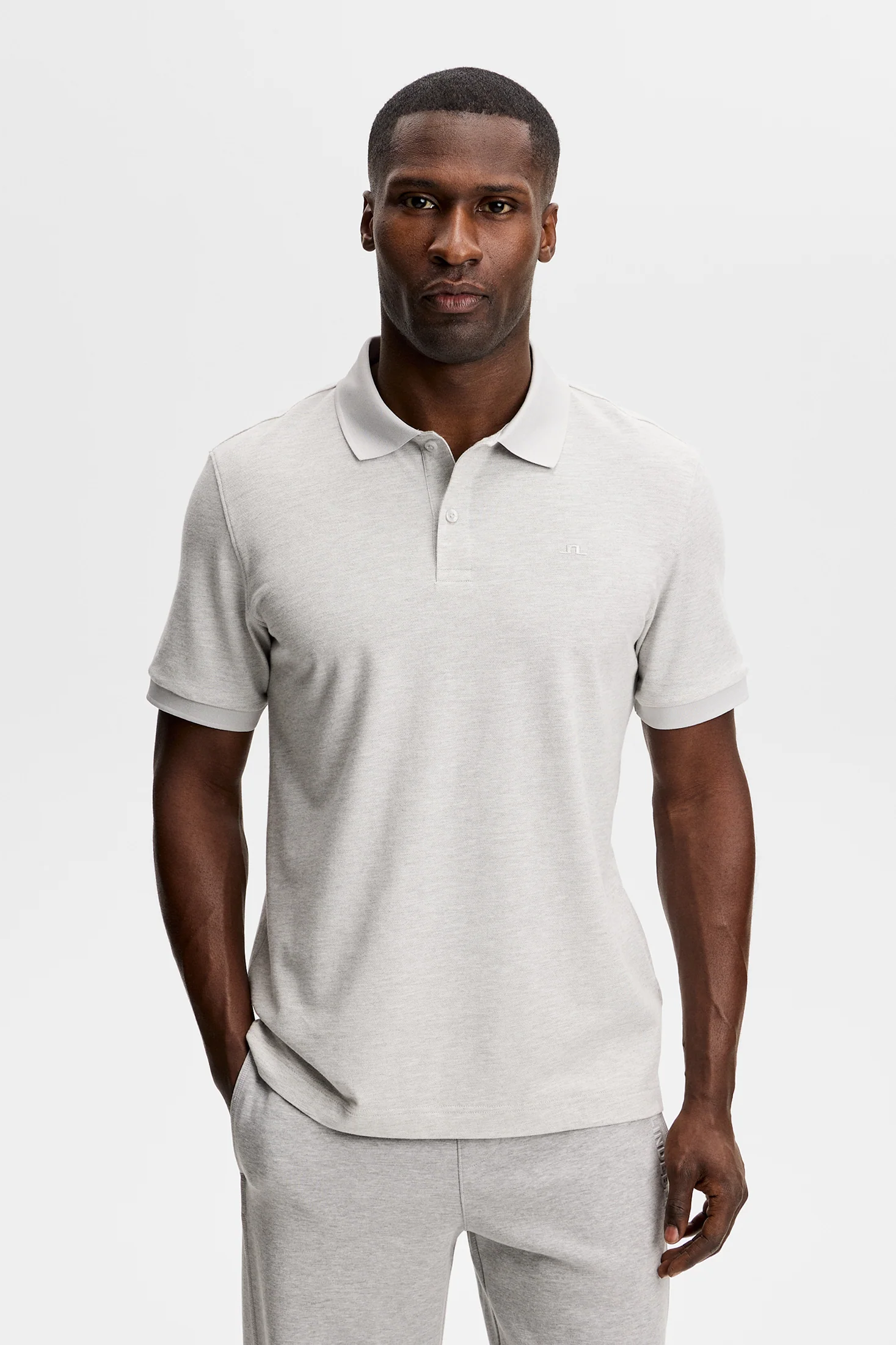 Verse Polo / Light Grey Melange - Image 2