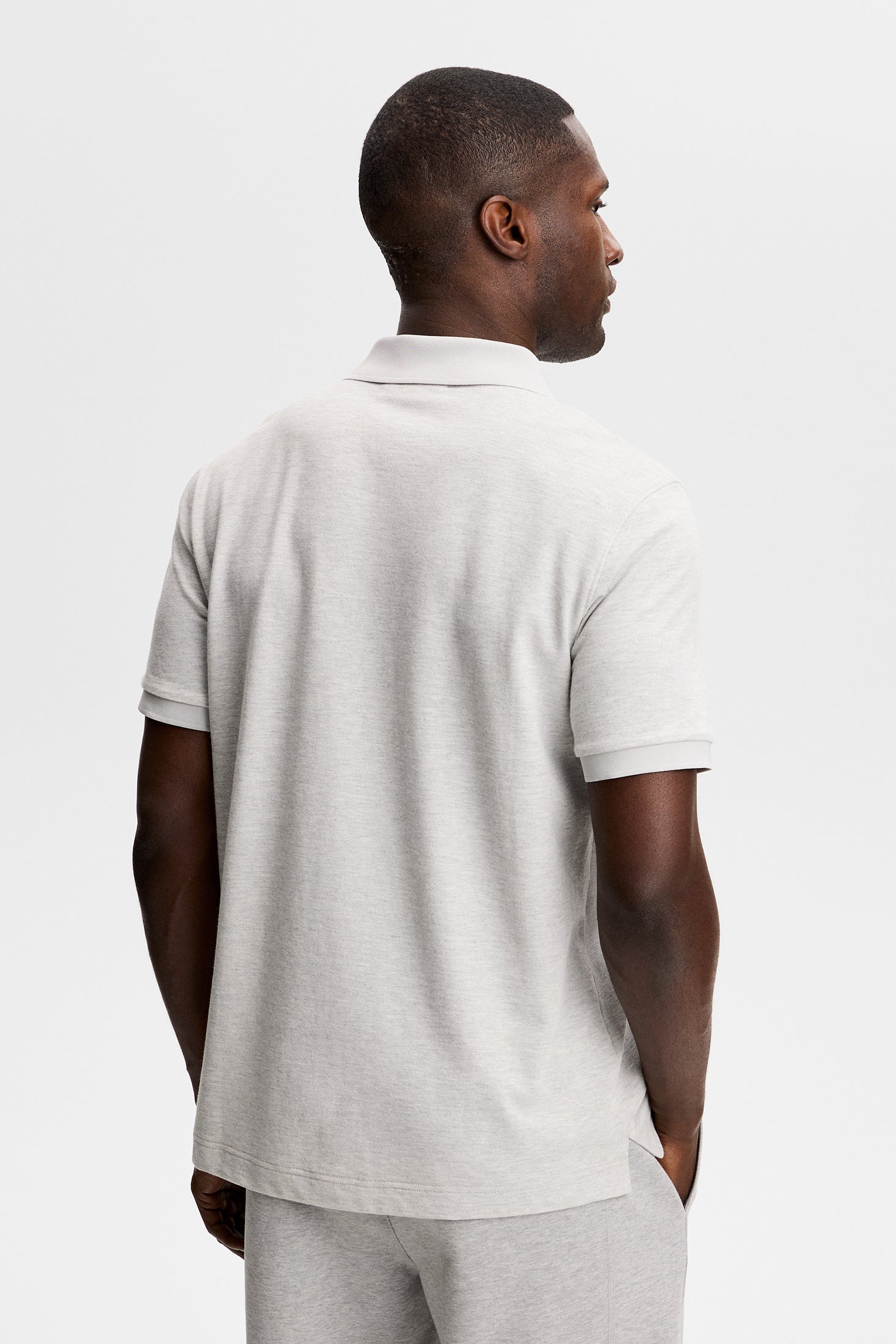 Verse Polo / Light Grey Melange - Image 3