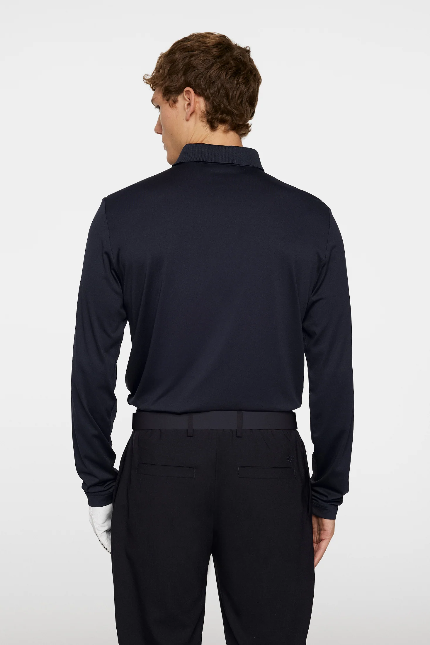 Viktor Long Sleeve Polo / JL Navy - Image 3