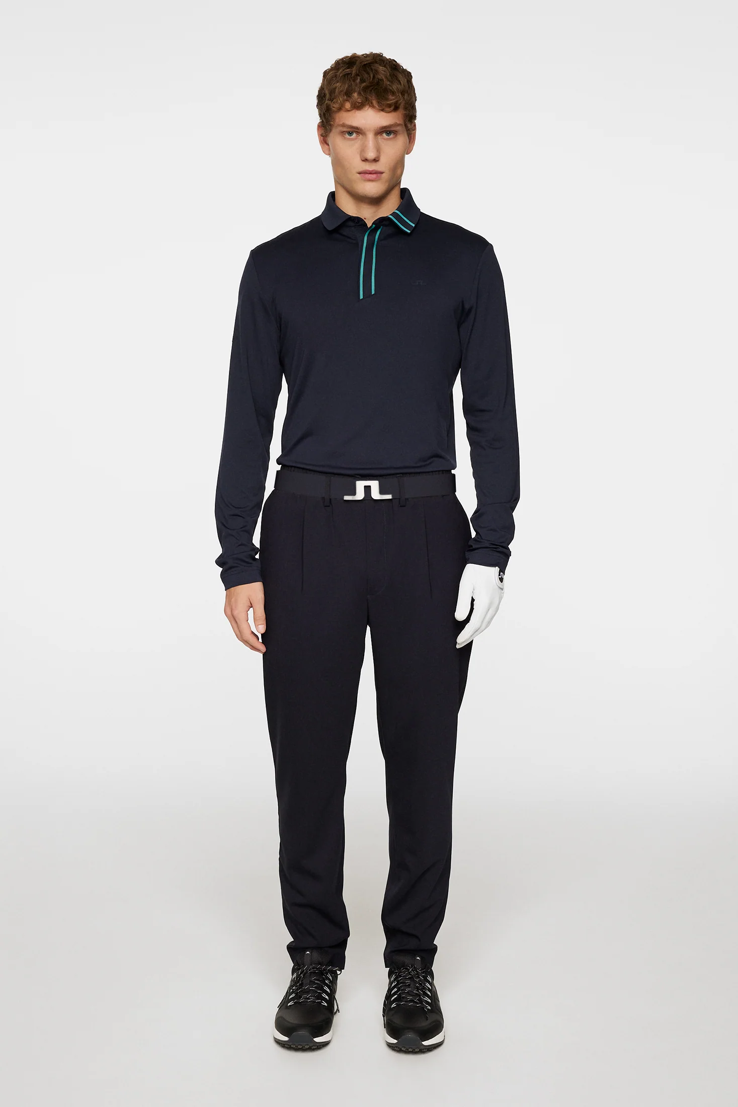 Viktor Long Sleeve Polo / JL Navy - Image 4