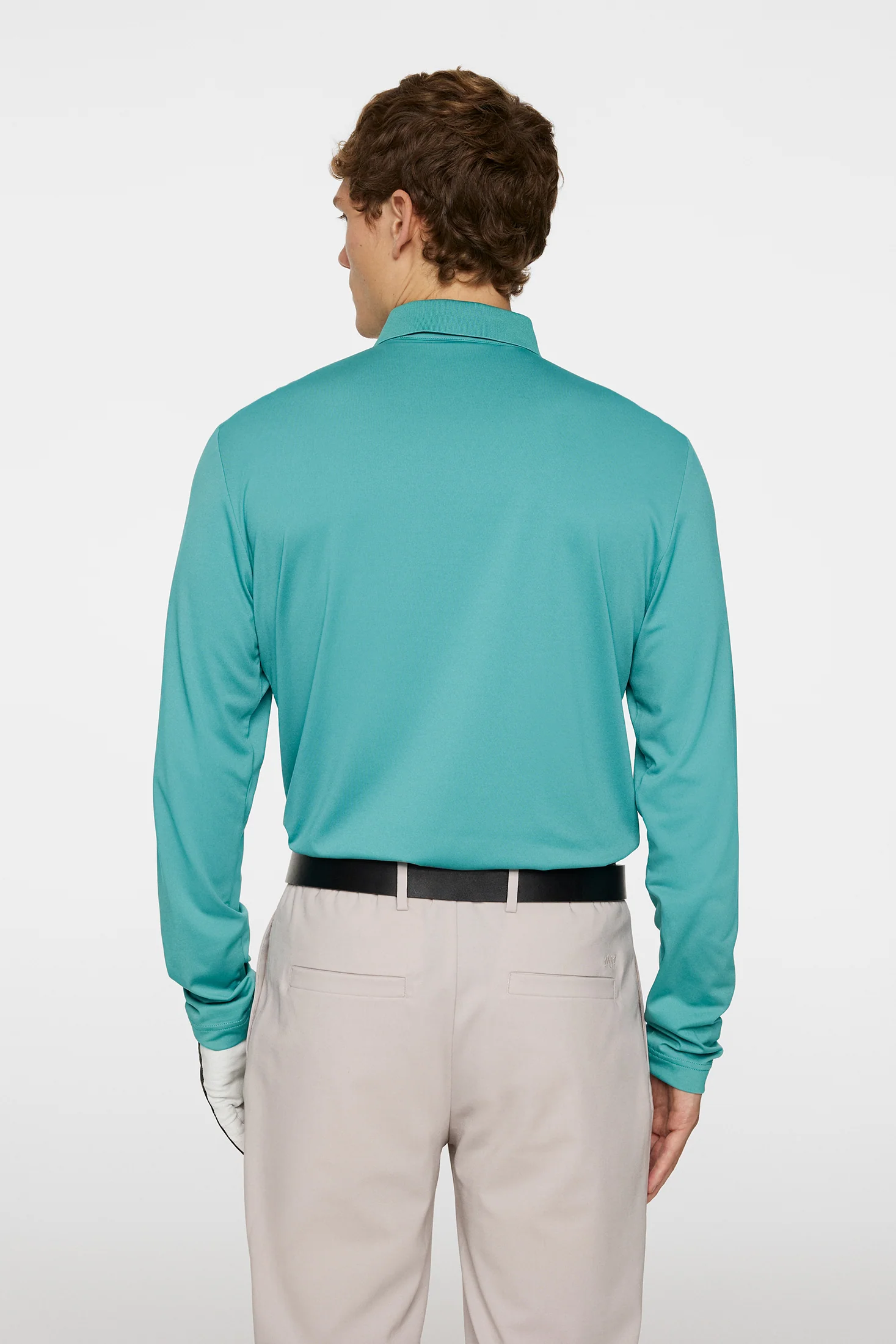 Viktor Long Sleeve Polo / Teal - Image 3