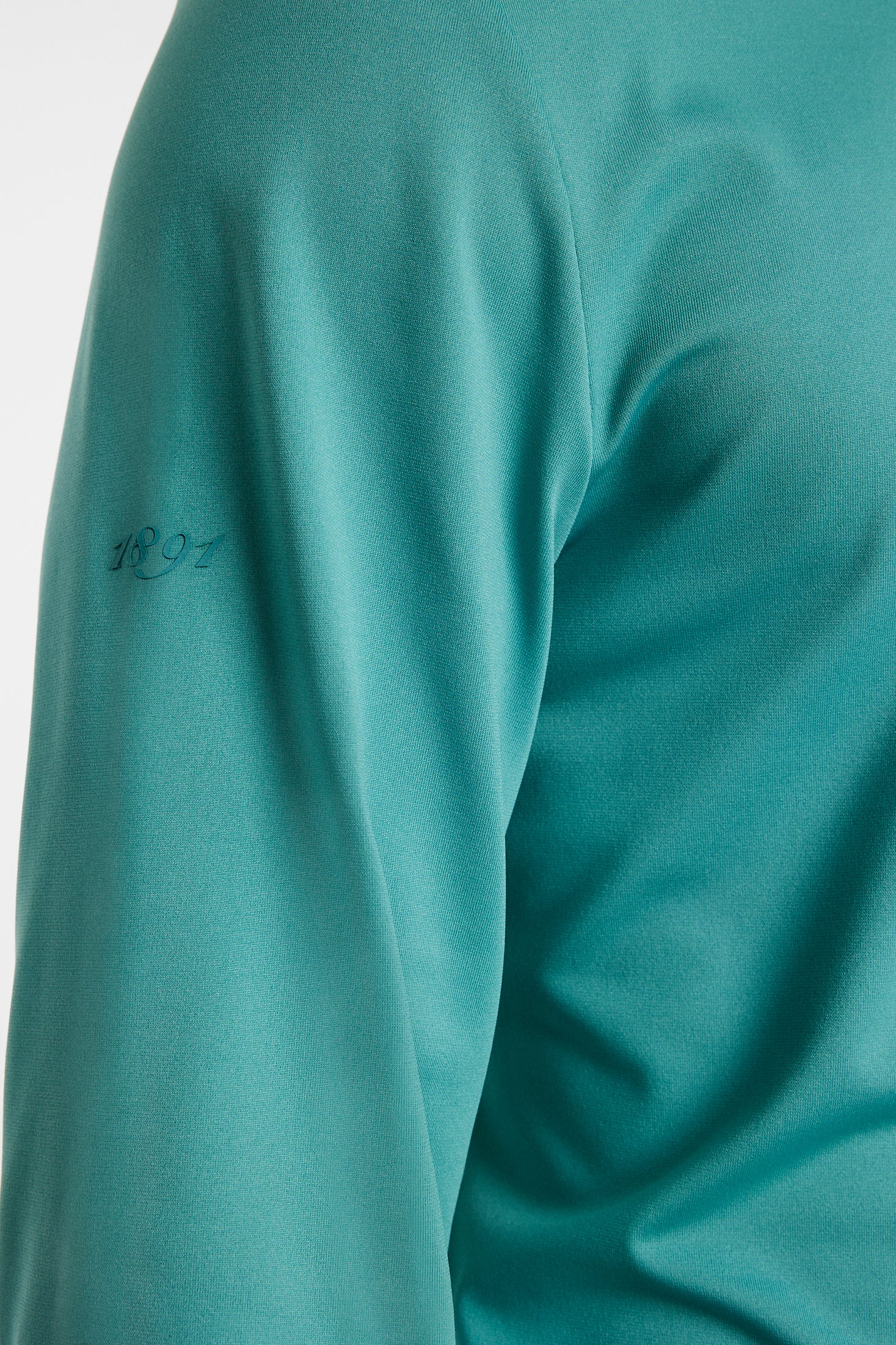 Viktor Long Sleeve Polo / Teal - Image 6