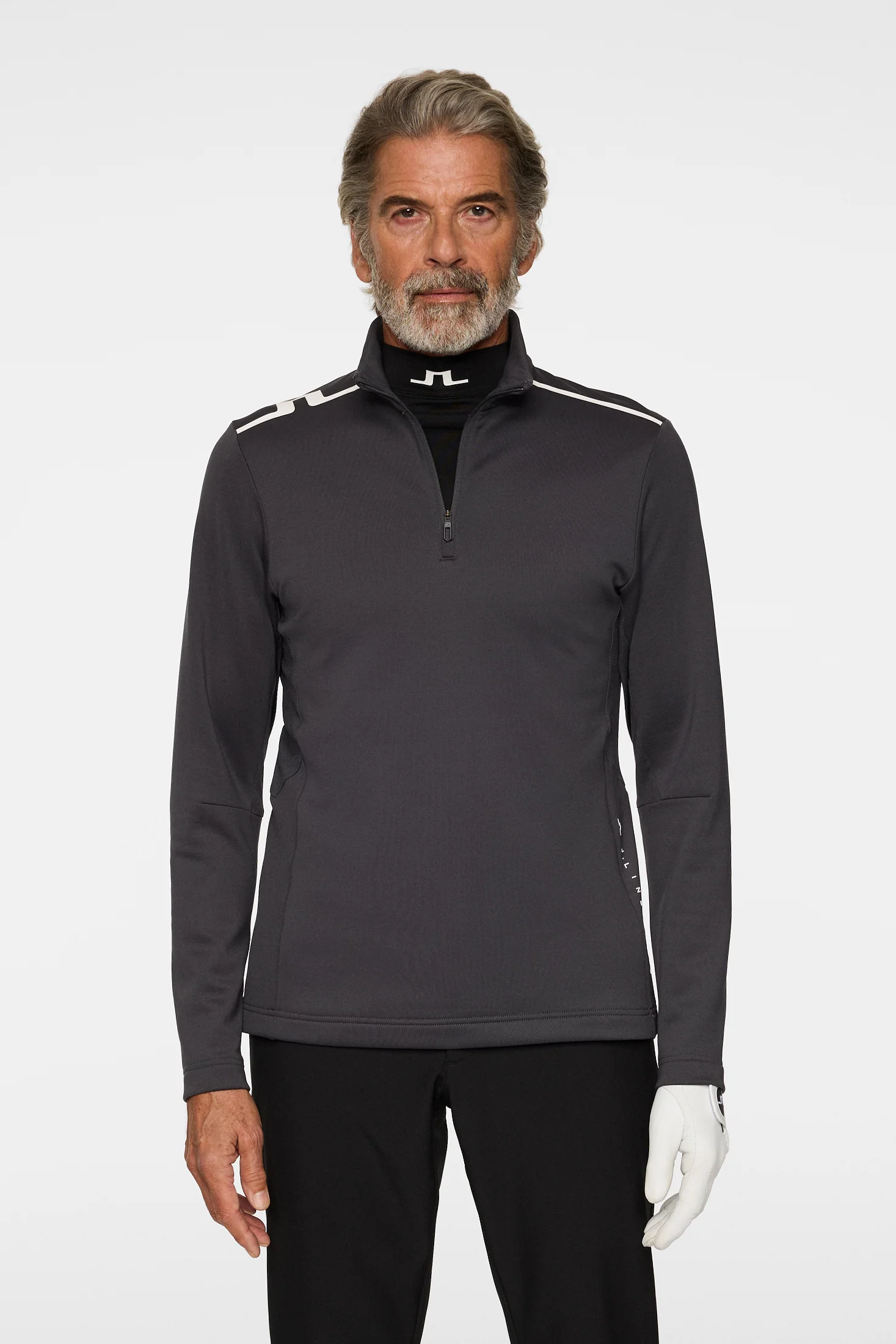 Vinnie Quarter Zip Mid Layer / Asphalt - Image 2