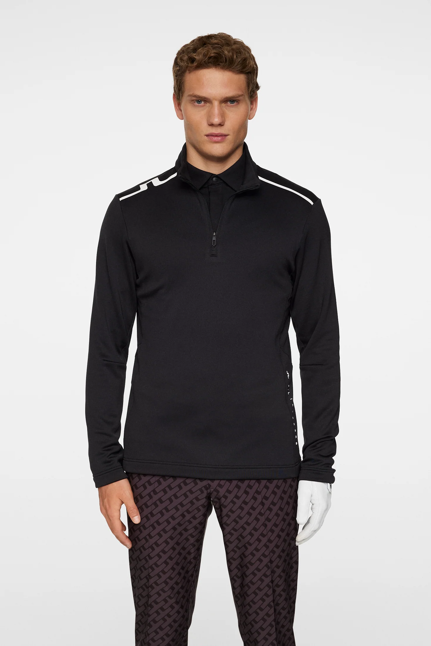 Vinnie Quarter Zip Mid Layer / Black - Image 2