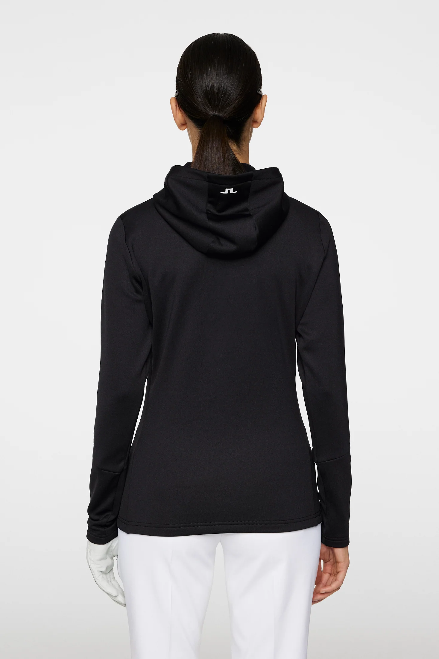 W Aerial Quarter Zip Hood / Black - Image 3