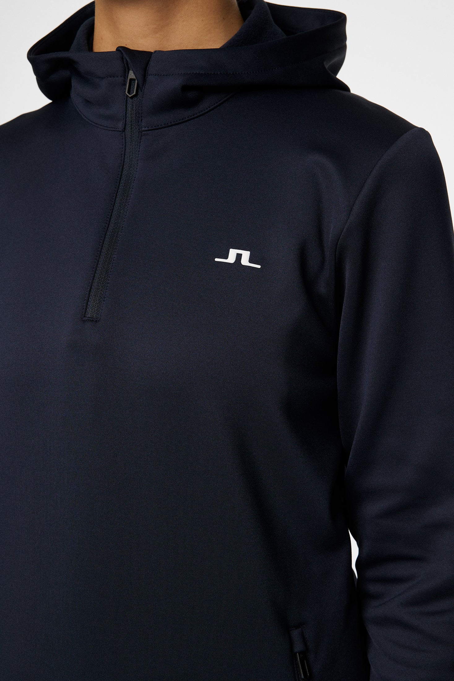 W Aerial Quarter Zip Hood / JL Navy - Image 6