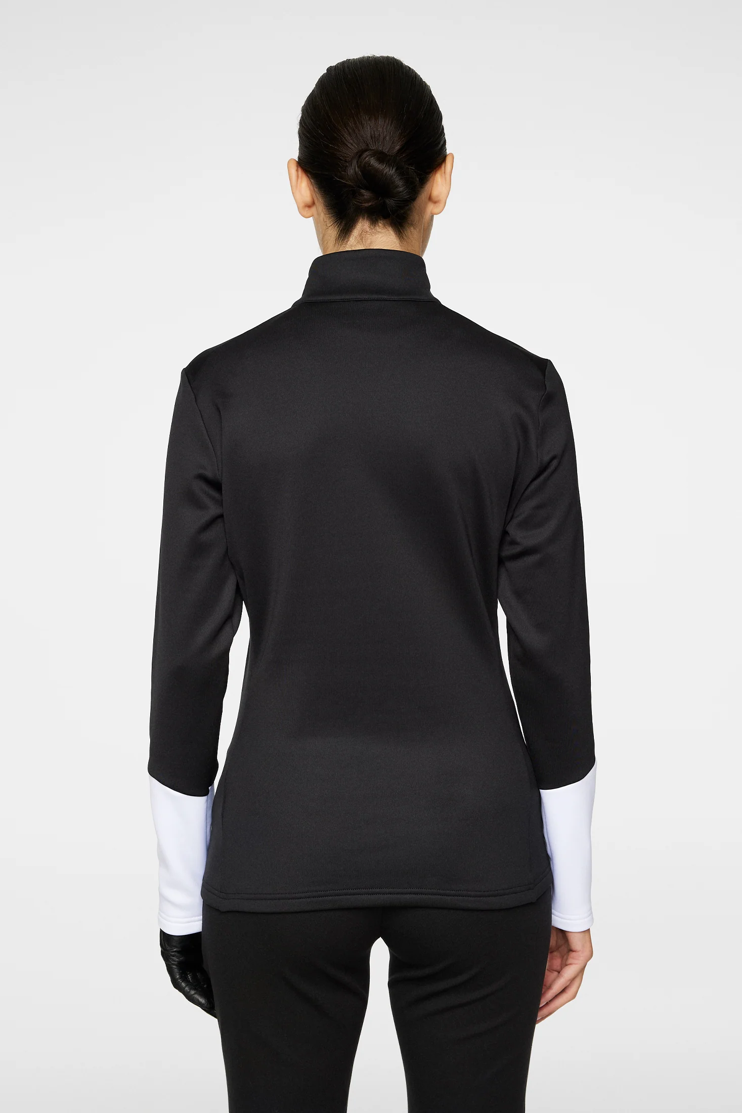 W Aerial Quarter Zip Mid Layer / Black - Image 3