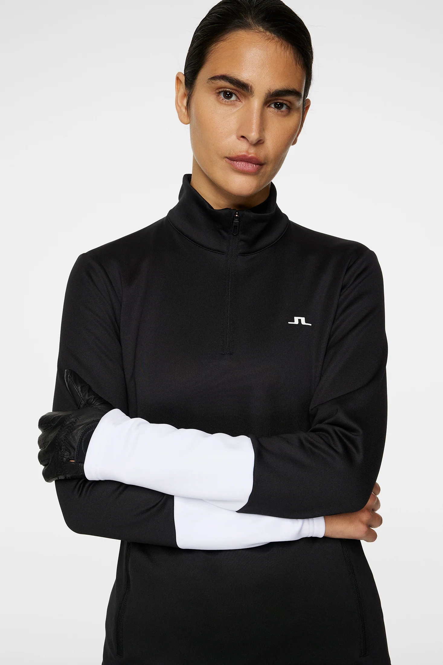 W Aerial Quarter Zip Mid Layer / Black - Image 5