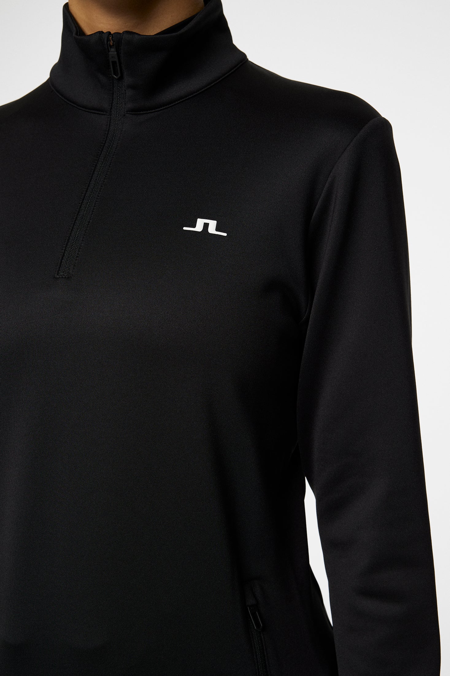 W Aerial Quarter Zip Mid Layer / Black - Image 6