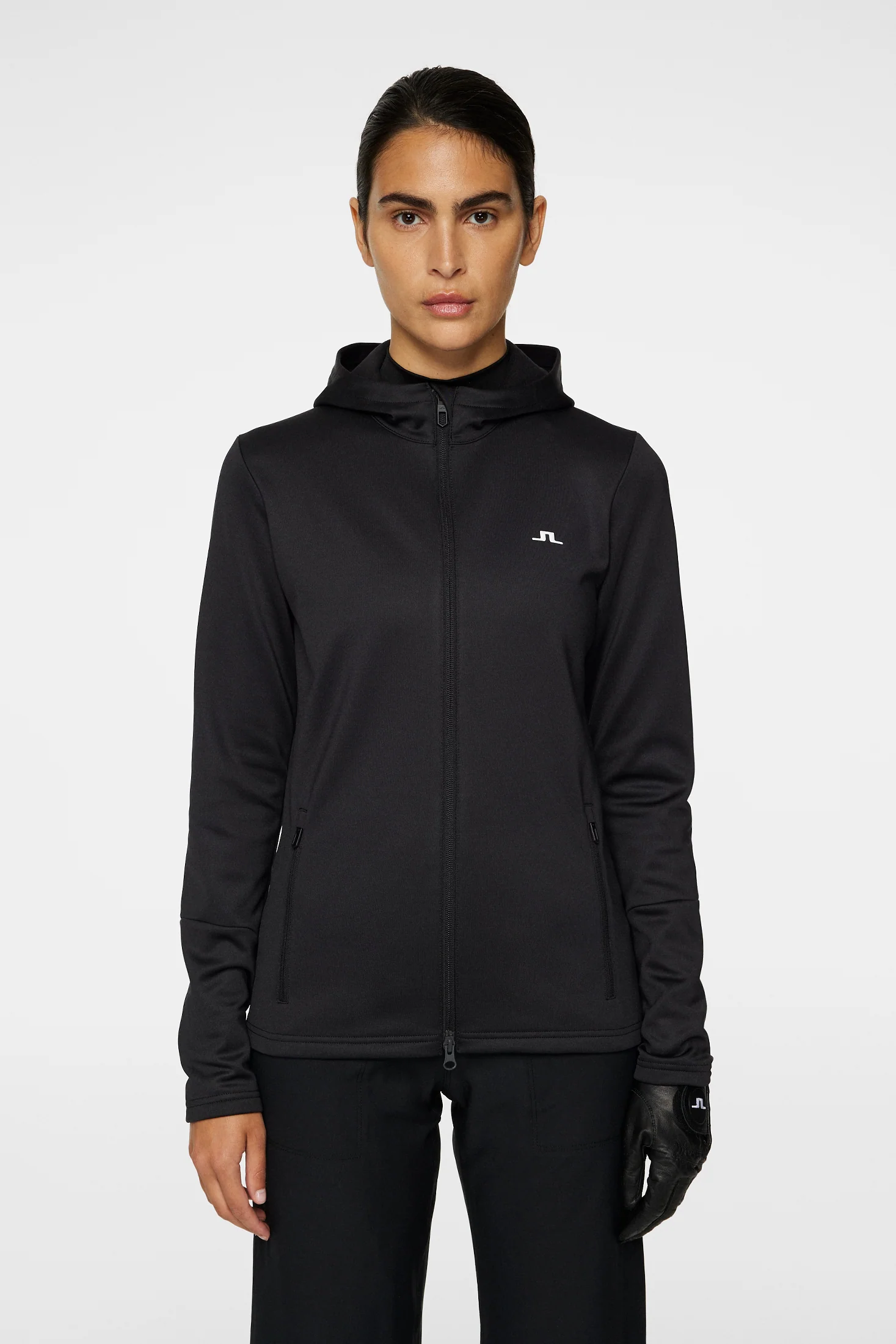 W Aerial Zip Hood / Black - Image 2