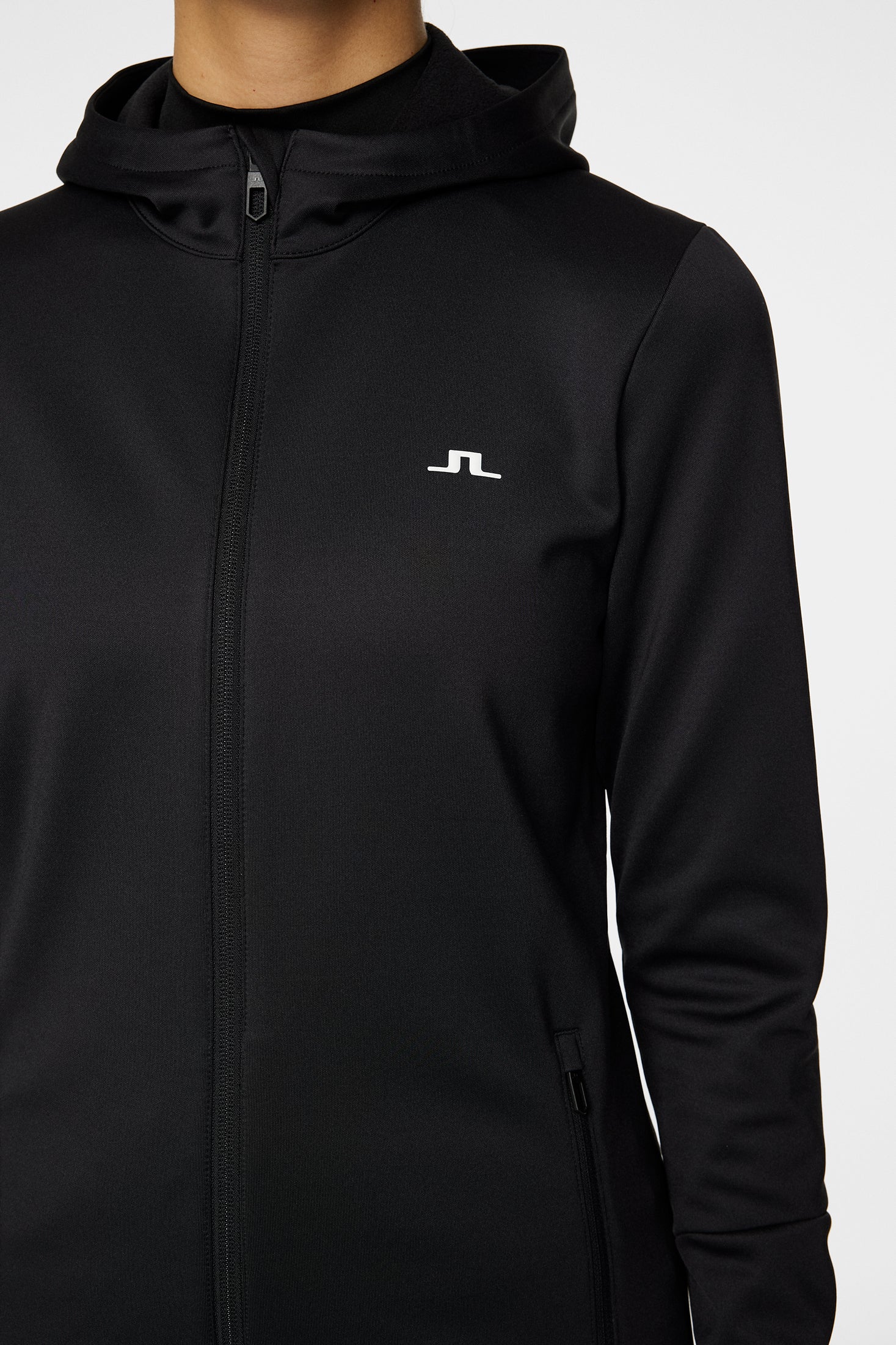 W Aerial Zip Hood / Black - Image 6