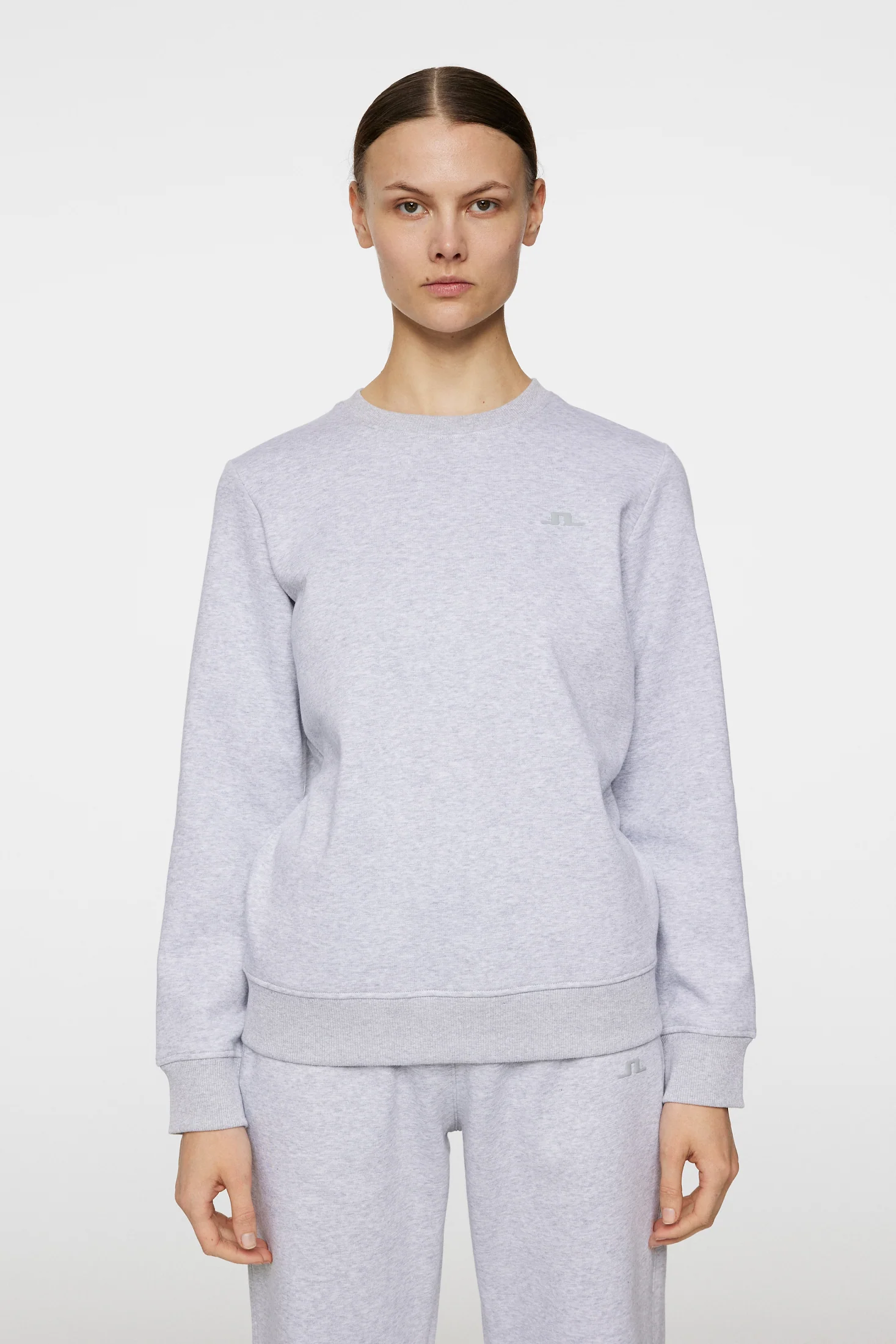 W Alpha Crew Neck / Light Grey Melange - Image 2