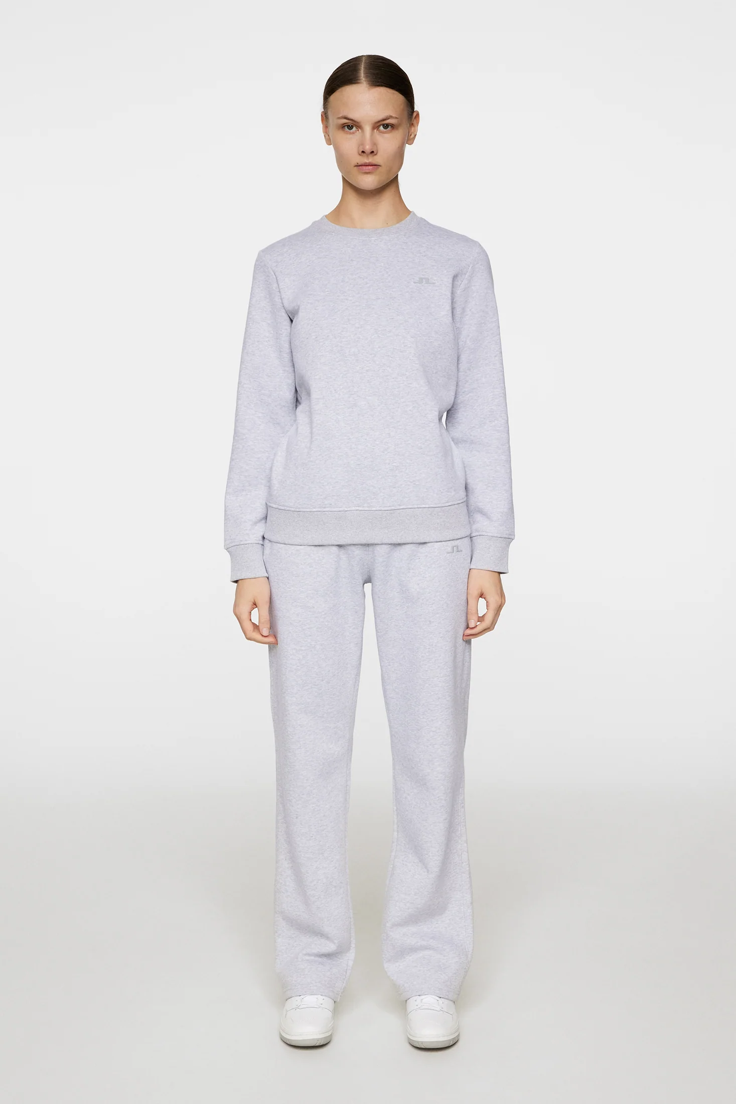W Alpha Crew Neck / Light Grey Melange - Image 4