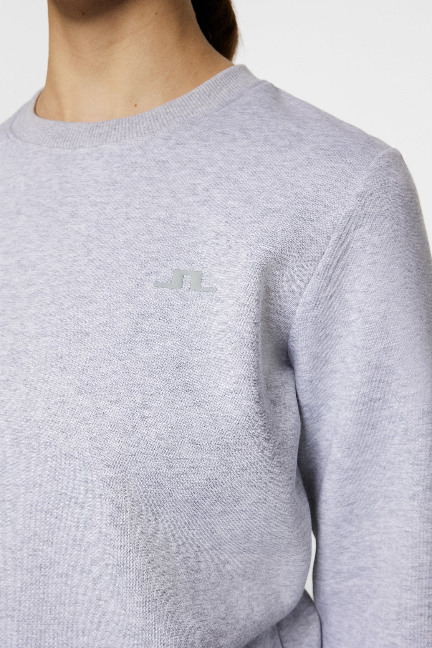 W Alpha Crew Neck / Light Grey Melange - Image 6