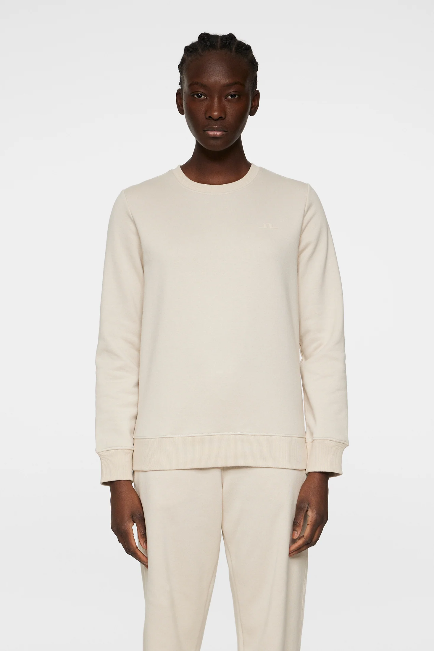 W Alpha Crew Neck / Moonbeam - Image 2