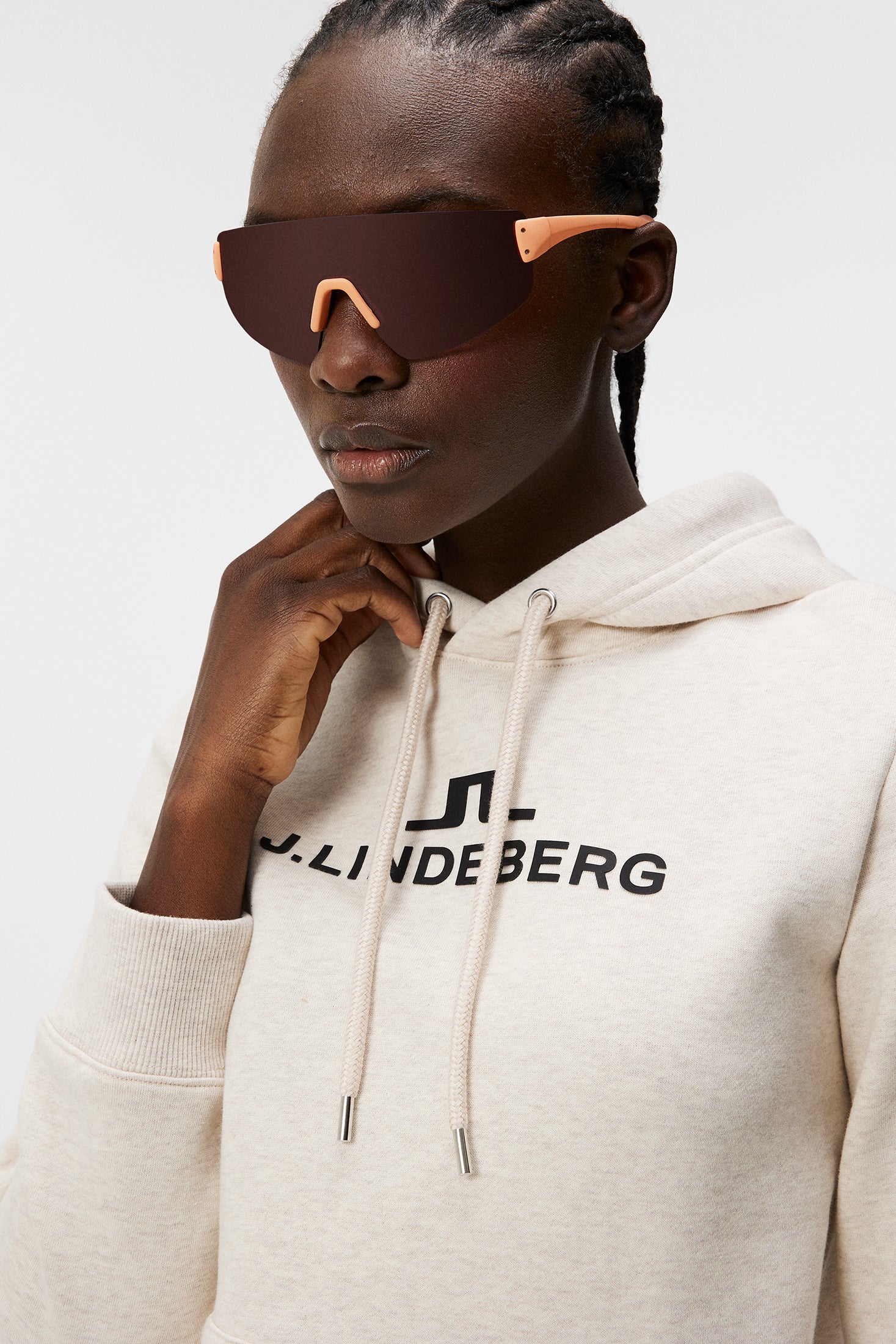 W Alpha Hood / Beige Melange - Image 5