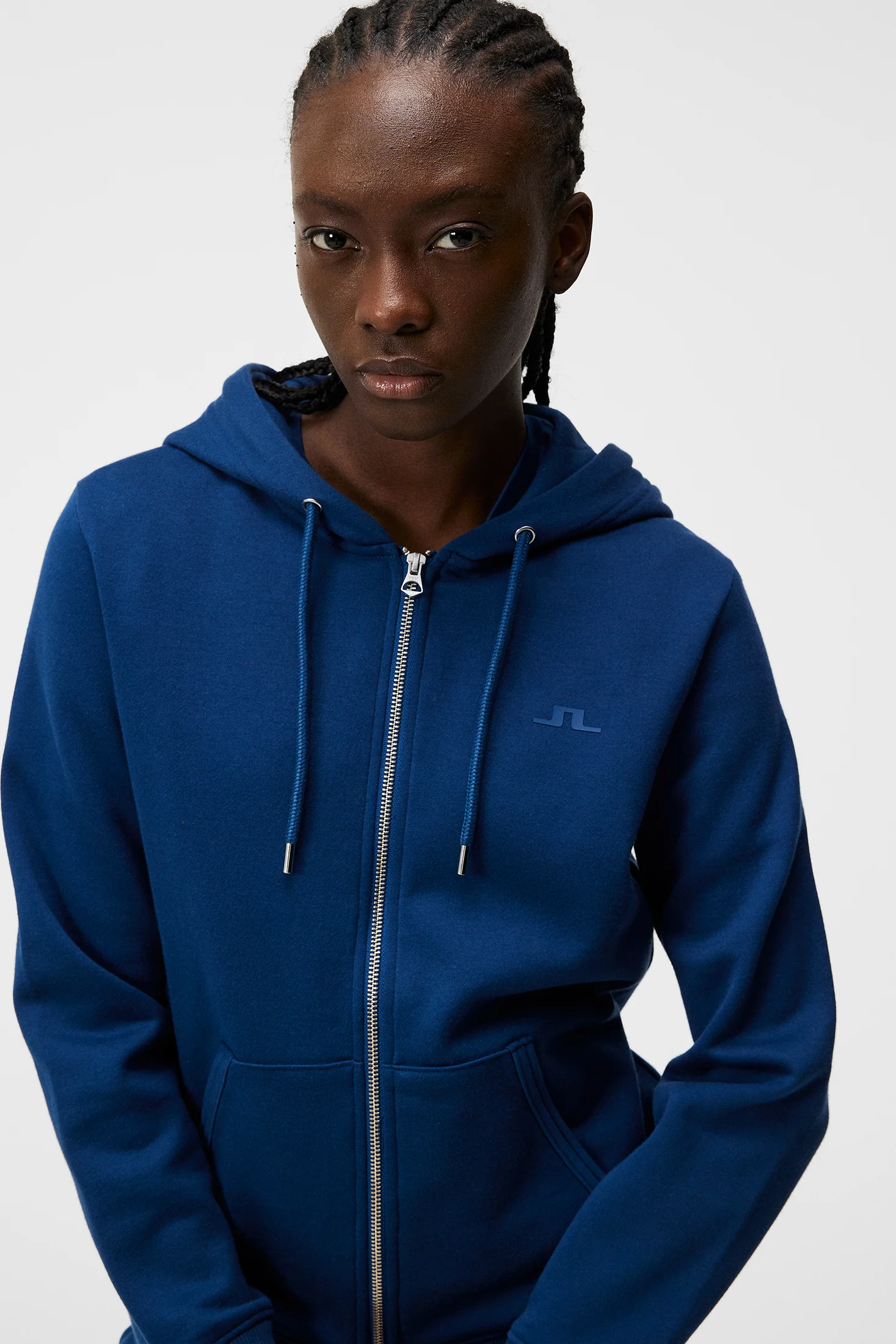 W Alpha Zip Hood / Estate Blue - Image 5