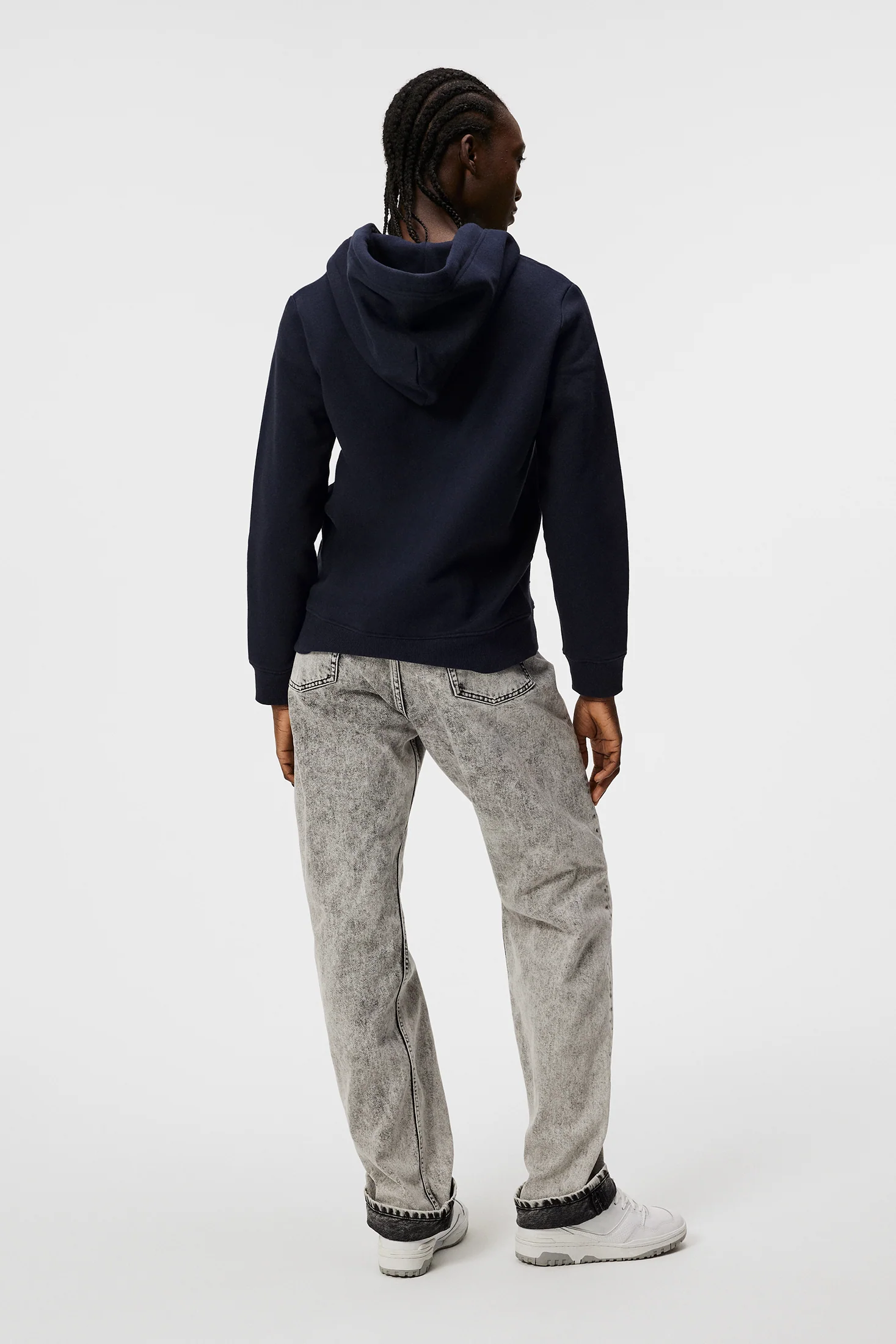 W Alpha Zip Hood / JL Navy - Image 3