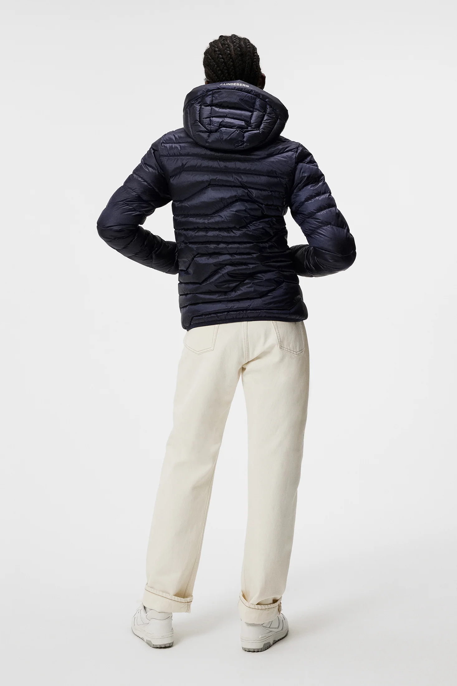 W Cliff Light Down Hood / JL Navy - Image 3